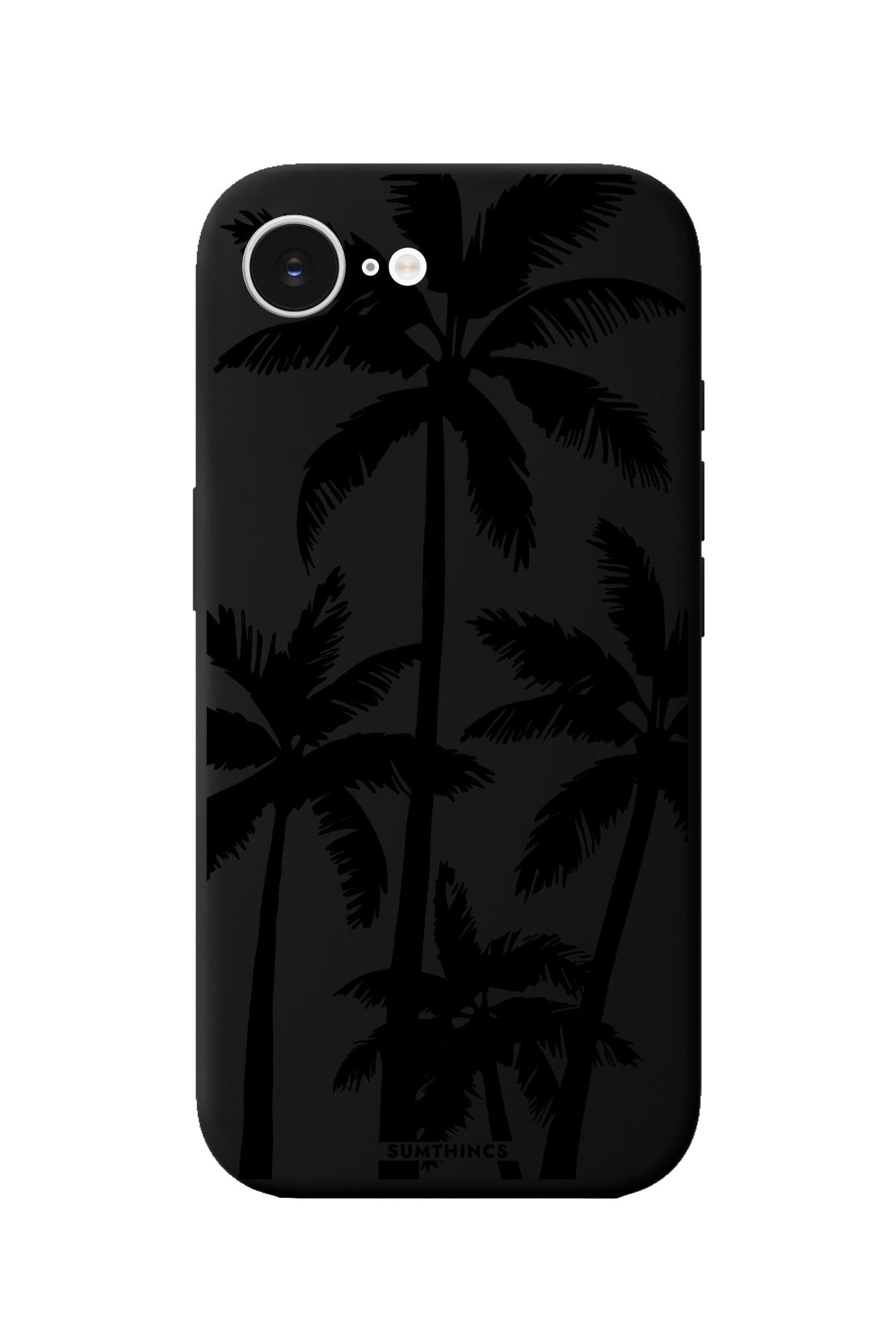 iPhone 16E Palm Trees Premium Telefon Kılıfı Siyah - SUMTHINCS