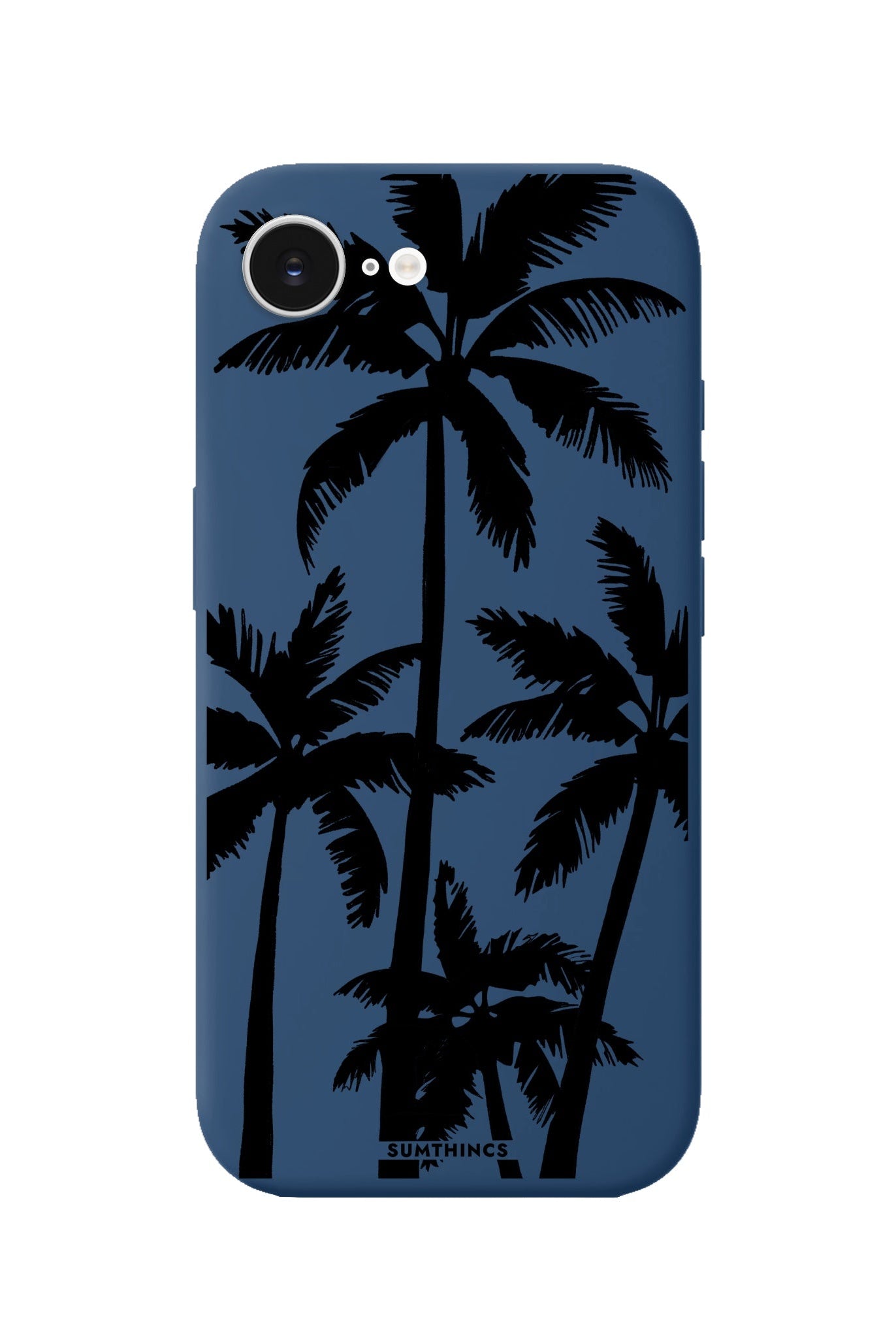 iPhone 16E Palm Trees Premium Telefon Kılıfı Pasifik Mavi - SUMTHINCS