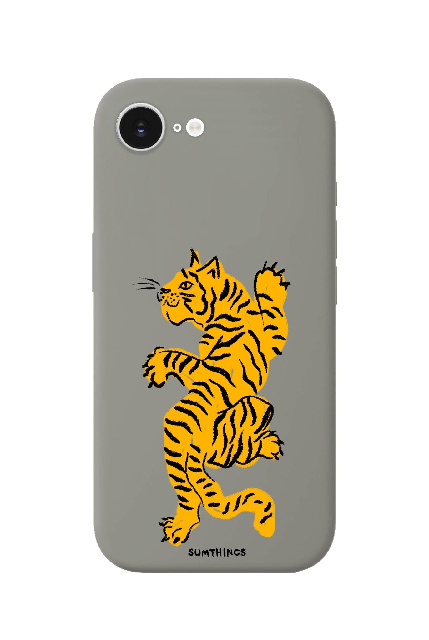 iPhone 16E Roar Premium Telefon Kılıfı Gri - SUMTHINCS