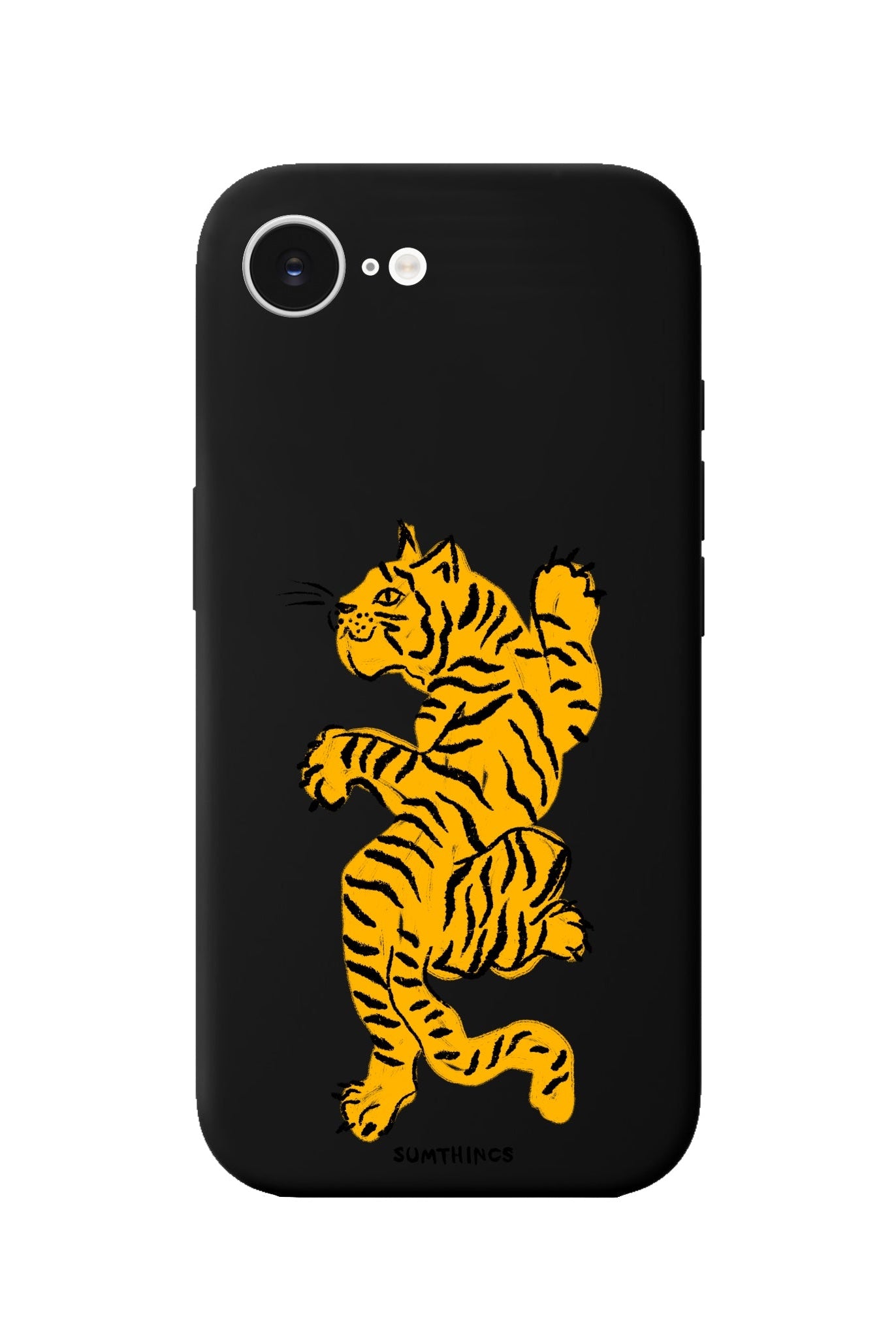 iPhone 16E Roar Premium Telefon Kılıfı Siyah - SUMTHINCS