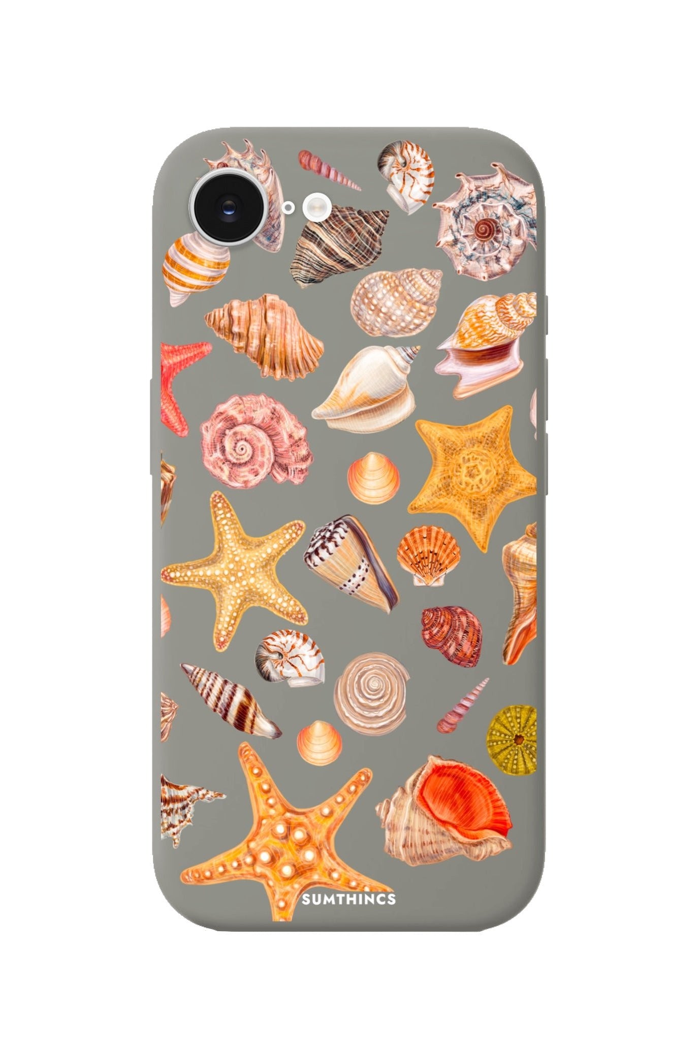 iPhone 16E Shells Premium Telefon Kılıfı Gri - SUMTHINCS