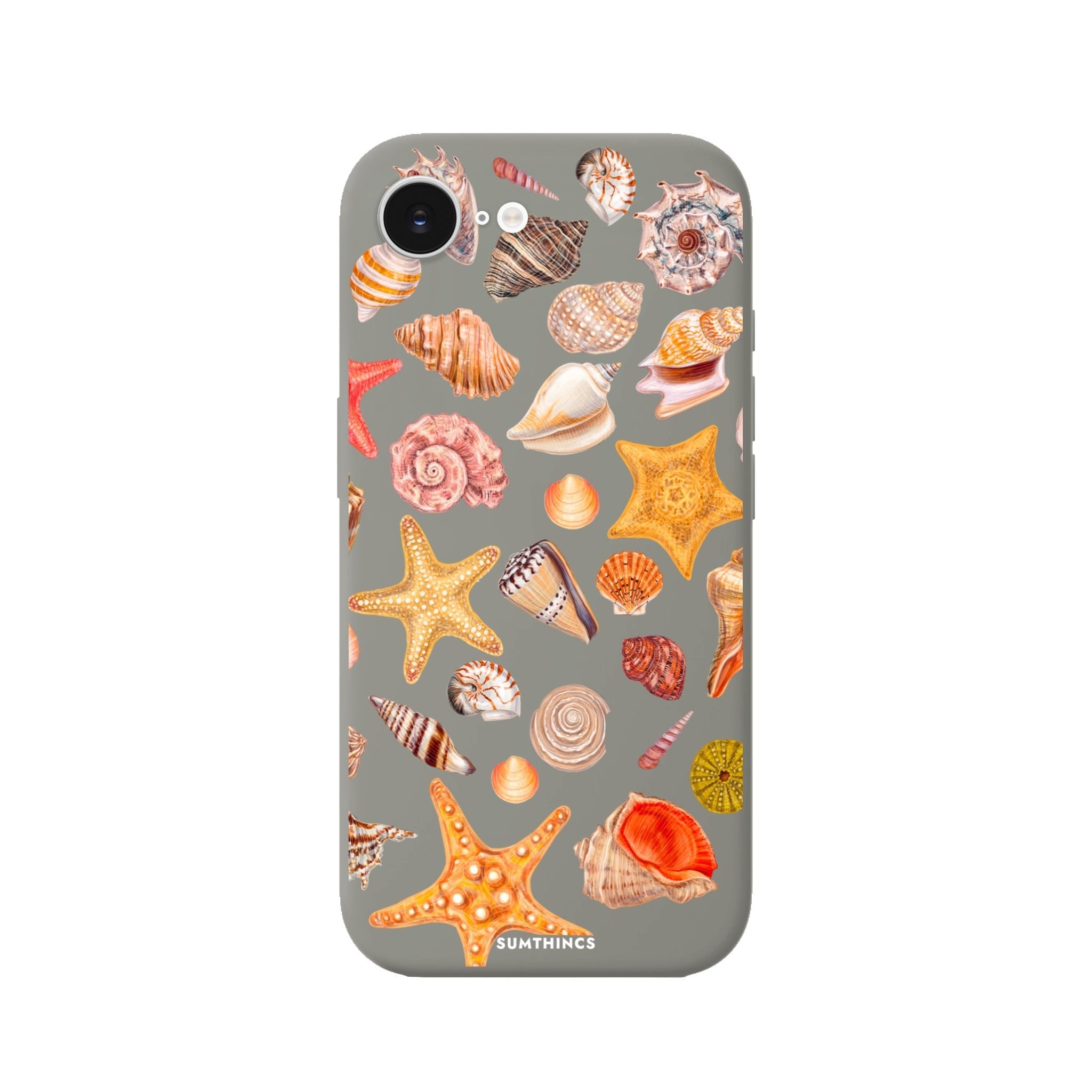 iPhone 16E Shells Premium Telefon Kılıfı Gri - SUMTHINCS