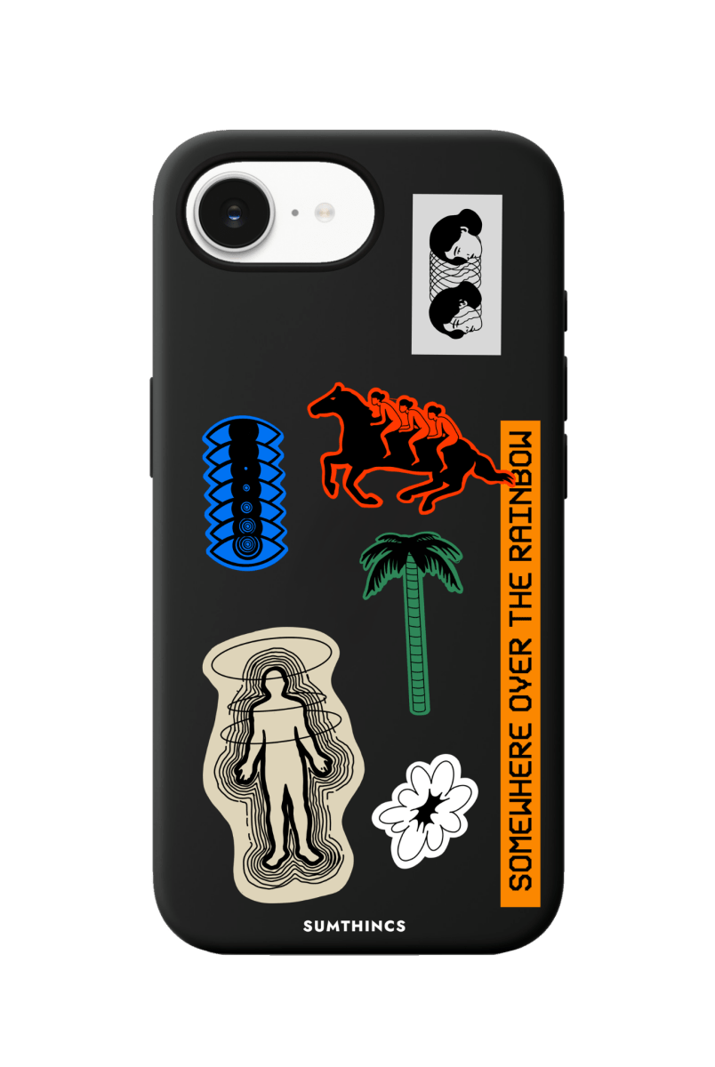 iPhone 16E Somewhere Premium Telefon Kılıfı Siyah - SUMTHINCS