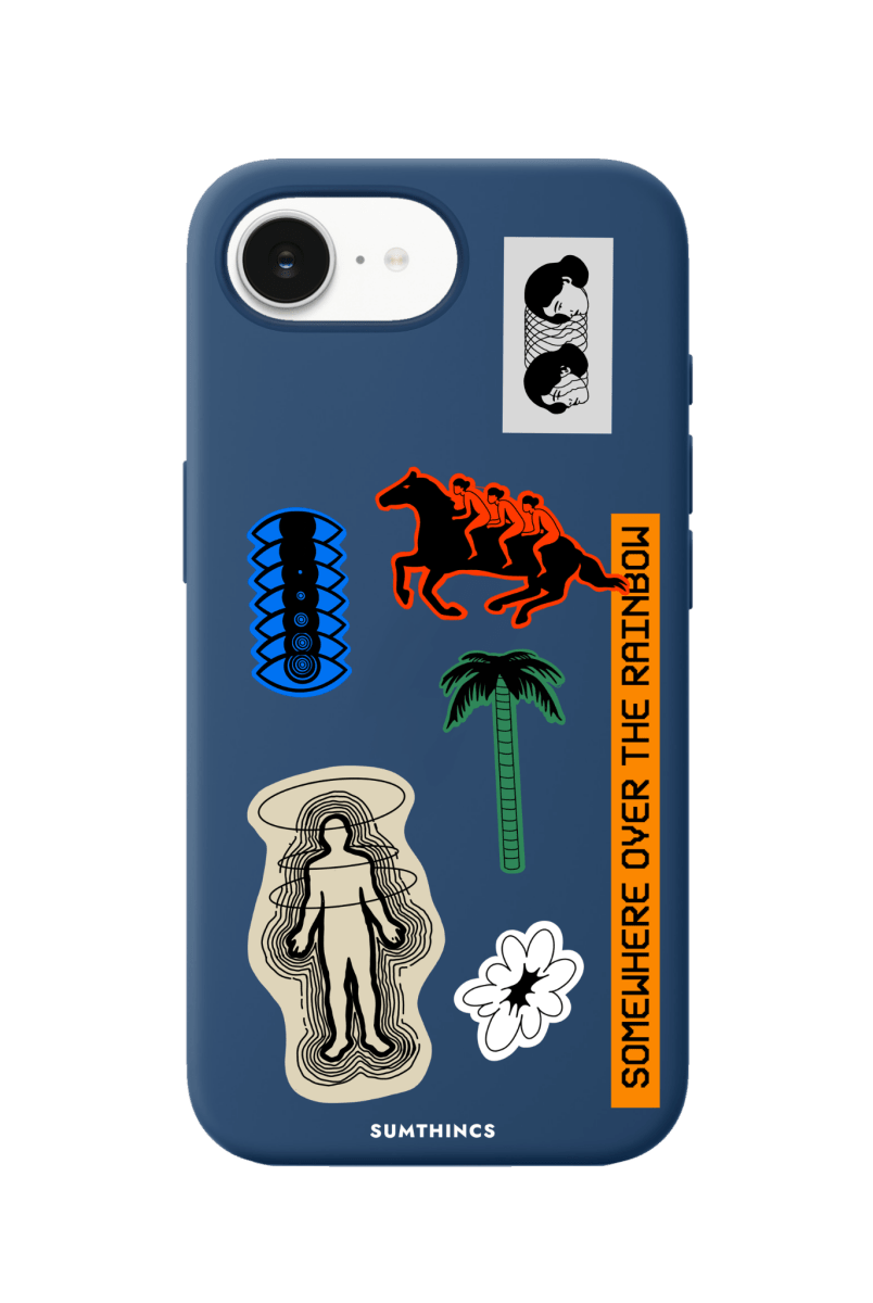 iPhone 16E Somewhere Premium Telefon Kılıfı Pasifik Mavi - SUMTHINCS
