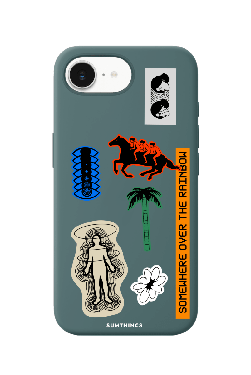 iPhone 16E Somewhere Premium Telefon Kılıfı Kaktüs Yeşili - SUMTHINCS