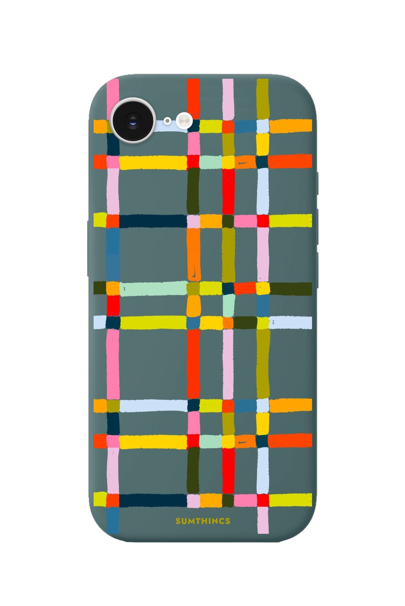 iPhone 16E Sunny Stripes Premium Telefon Kılıfı Kaktüs Yeşili - SUMTHINCS