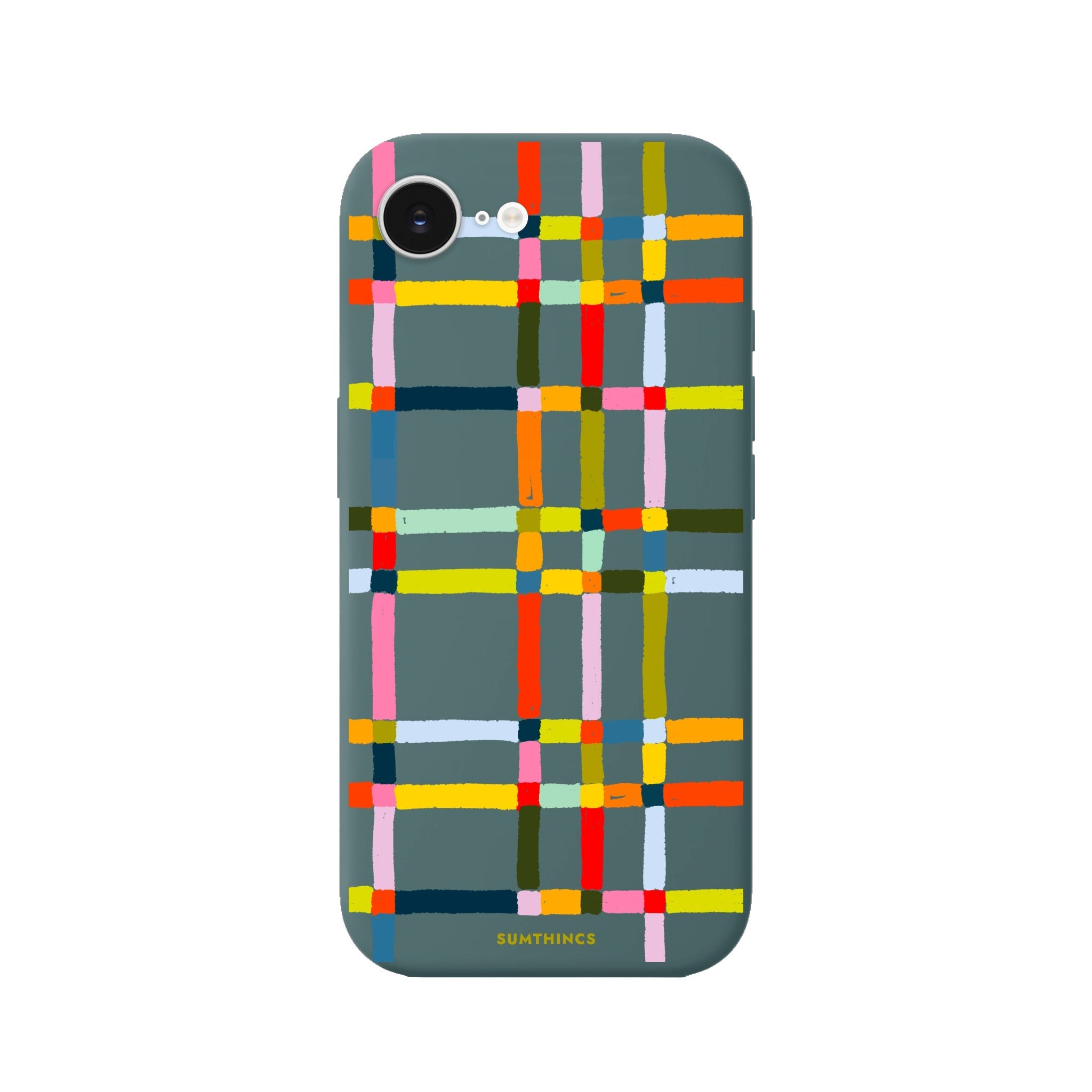 iPhone 16E Sunny Stripes Premium Telefon Kılıfı Kaktüs Yeşili - SUMTHINCS