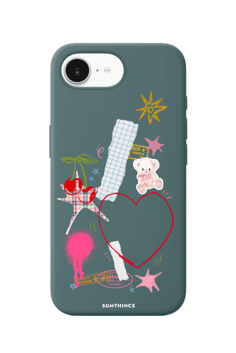 iPhone 16E Sweet Chaos Premium Telefon Kılıfı Kaktüs Yeşili - SUMTHINCS