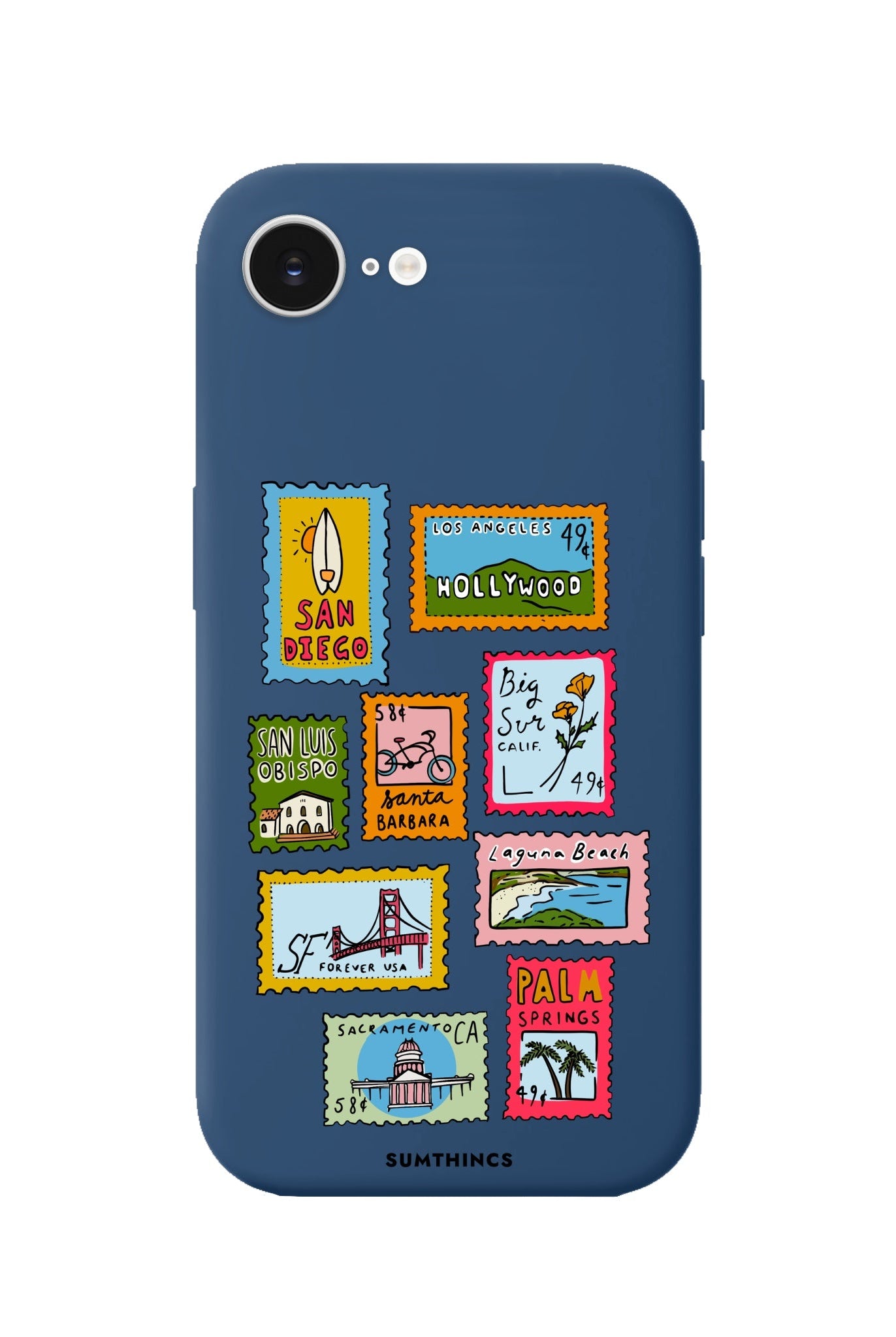 iPhone 16E The Grand Tour Premium Telefon Kılıfı Pasifik Mavi - SUMTHINCS