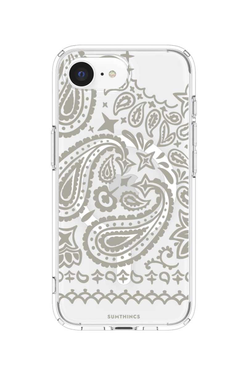 iPhone 16E Urban Bandana Clear Magsafe Şeffaf Telefon Kılıfı - SUMTHINCS