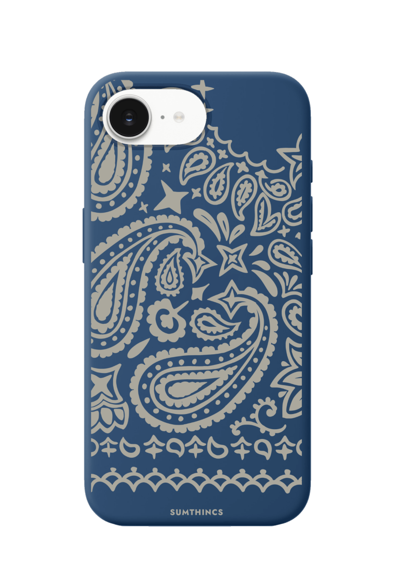 iPhone 16E Urban Bandana Premium Telefon Kılıfı Pasifik Mavi - SUMTHINCS