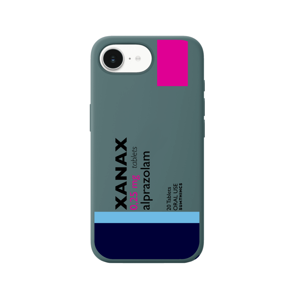 iPhone 16E Xanax Premium Telefon Kılıfı Kaktüs Yeşili - Sumthincs