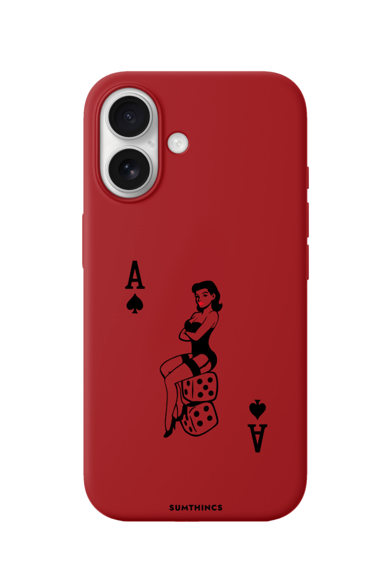 iPhone 17 Ace Queen Premium Telefon Kılıfı Kırmızı - SUMTHINCS