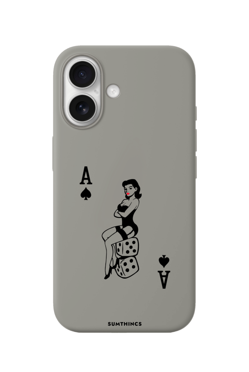 iPhone 17 Ace Queen Premium Telefon Kılıfı Gri - SUMTHINCS