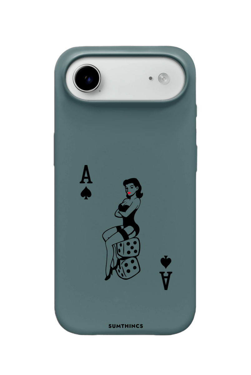 iPhone 17 Air Ace Queen Premium Telefon Kılıfı Kaktüs Yeşili - SUMTHINCS