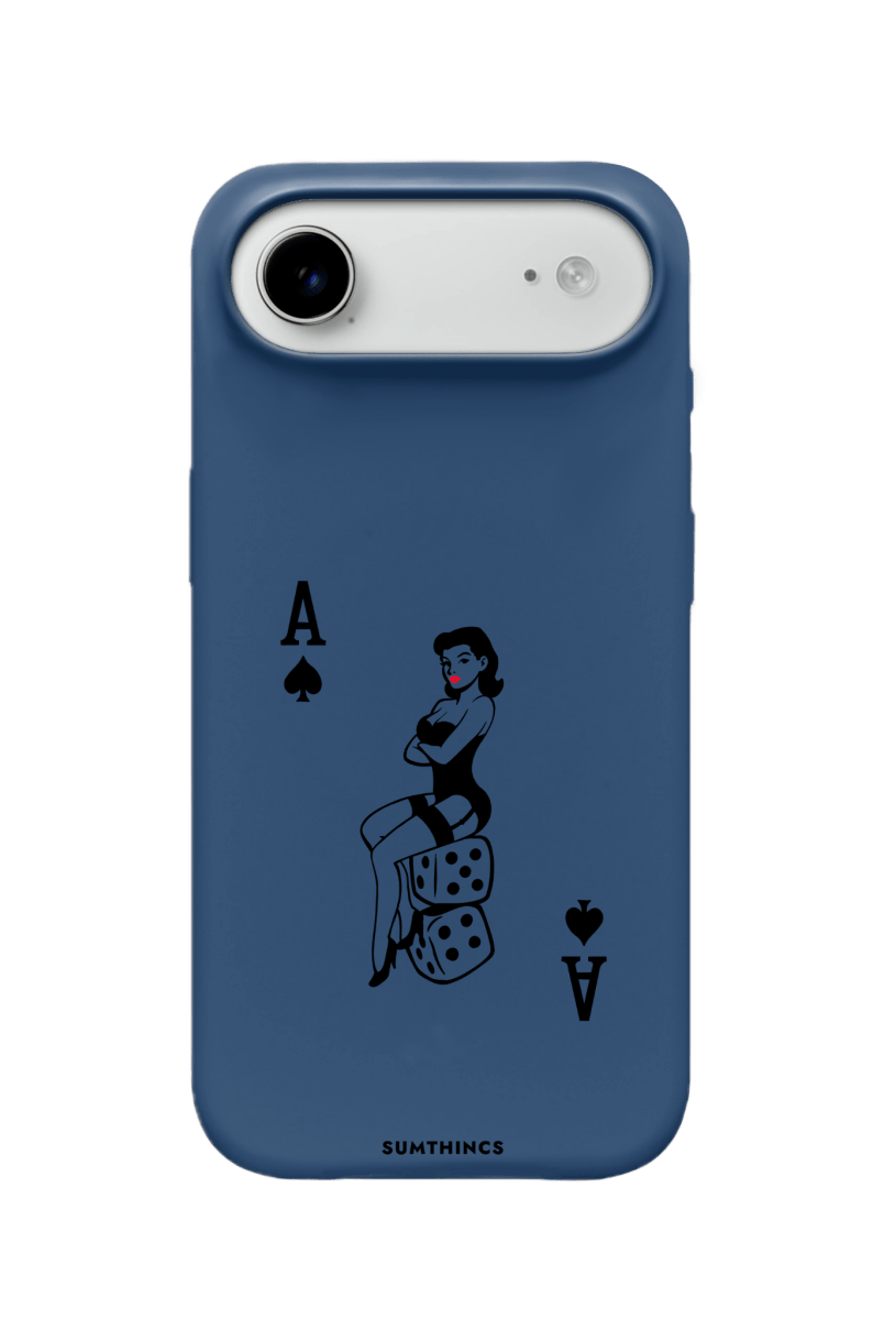 iPhone 17 Air Ace Queen Premium Telefon Kılıfı Pasifik Mavi - SUMTHINCS