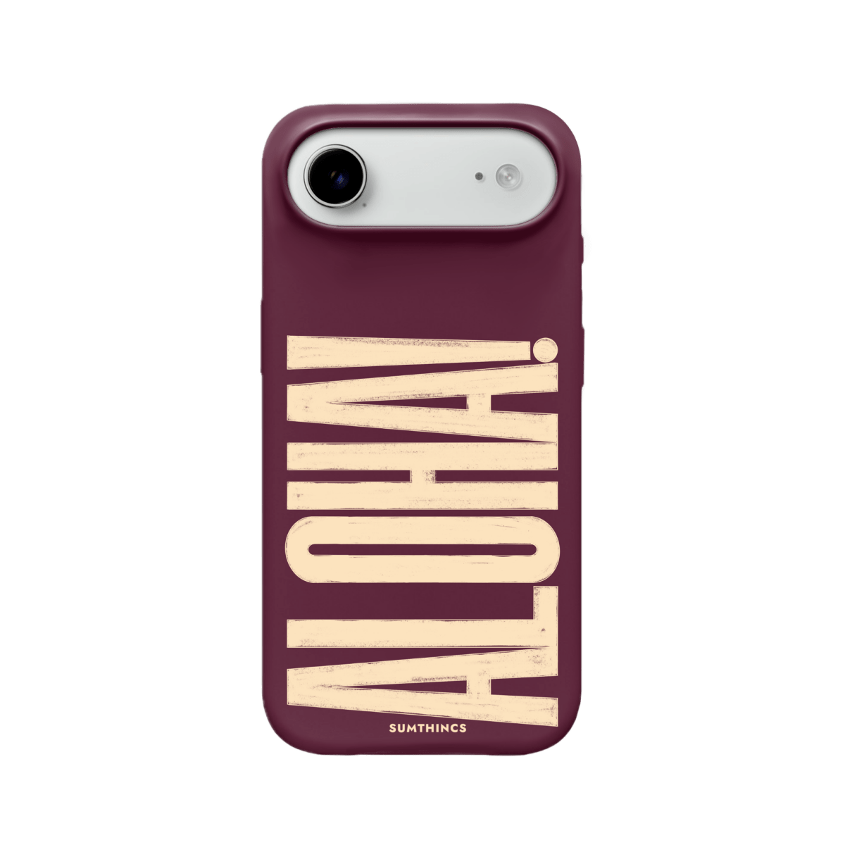 iPhone 17 Air Aloha Premium Telefon Kılıfı Bordo - SUMTHINCS