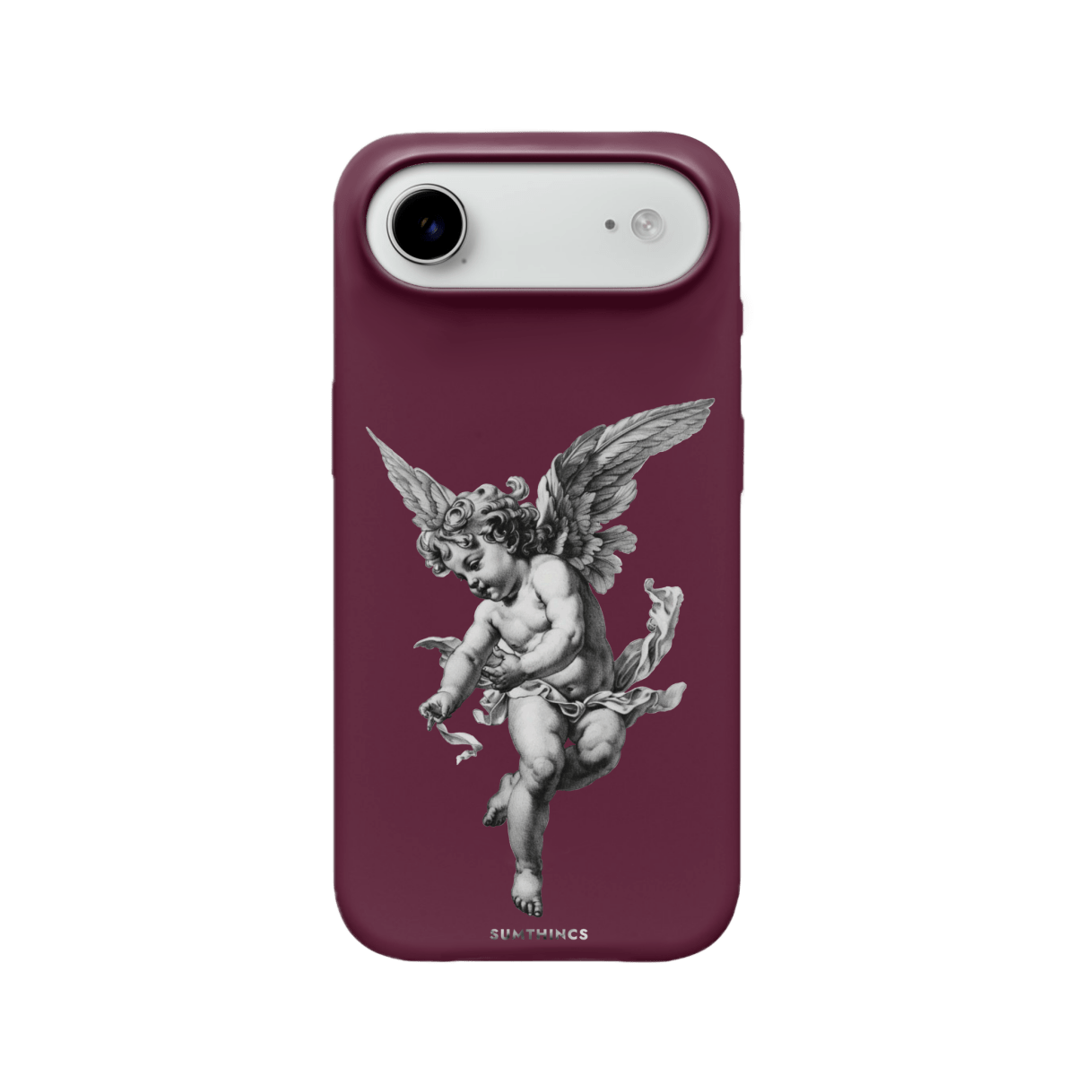 iPhone 17 Air Angel Premium Telefon Kılıfı Bordo - SUMTHINCS