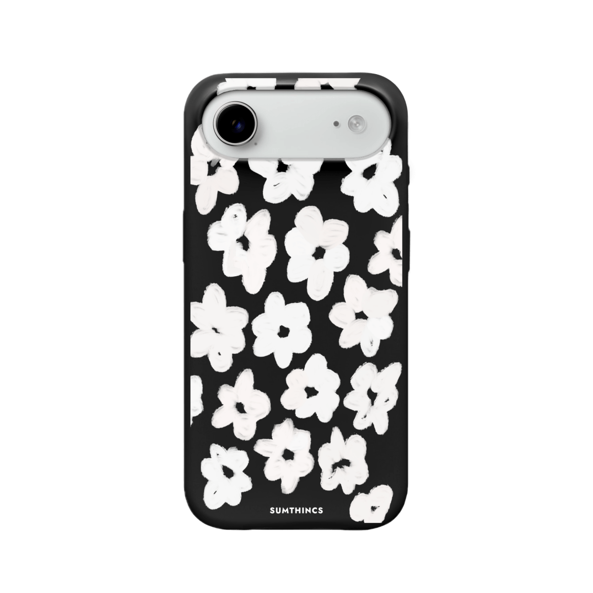 iPhone 17 Air Blossoms Premium Telefon Kılıfı Siyah - SUMTHINCS