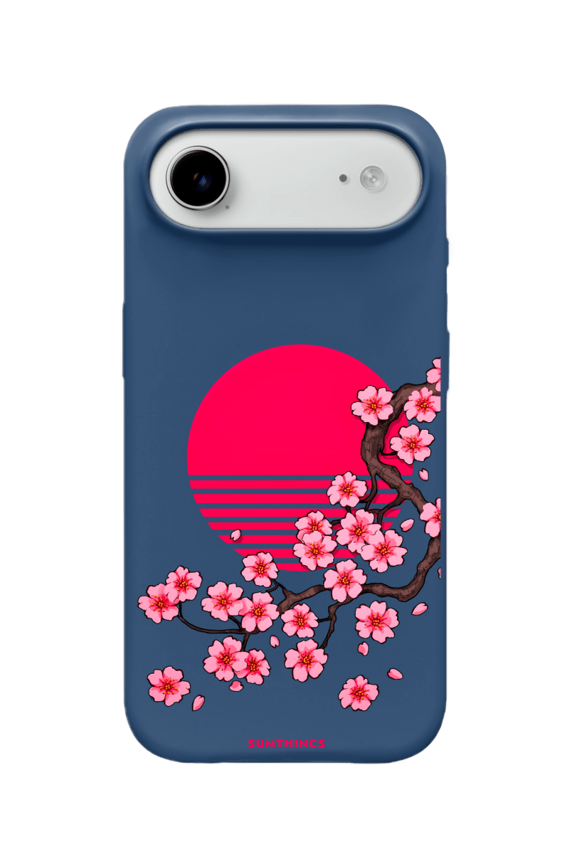iPhone 17 Air Cherry Blossom Dawn Premium Telefon Kılıfı Pasifik Mavi - SUMTHINCS
