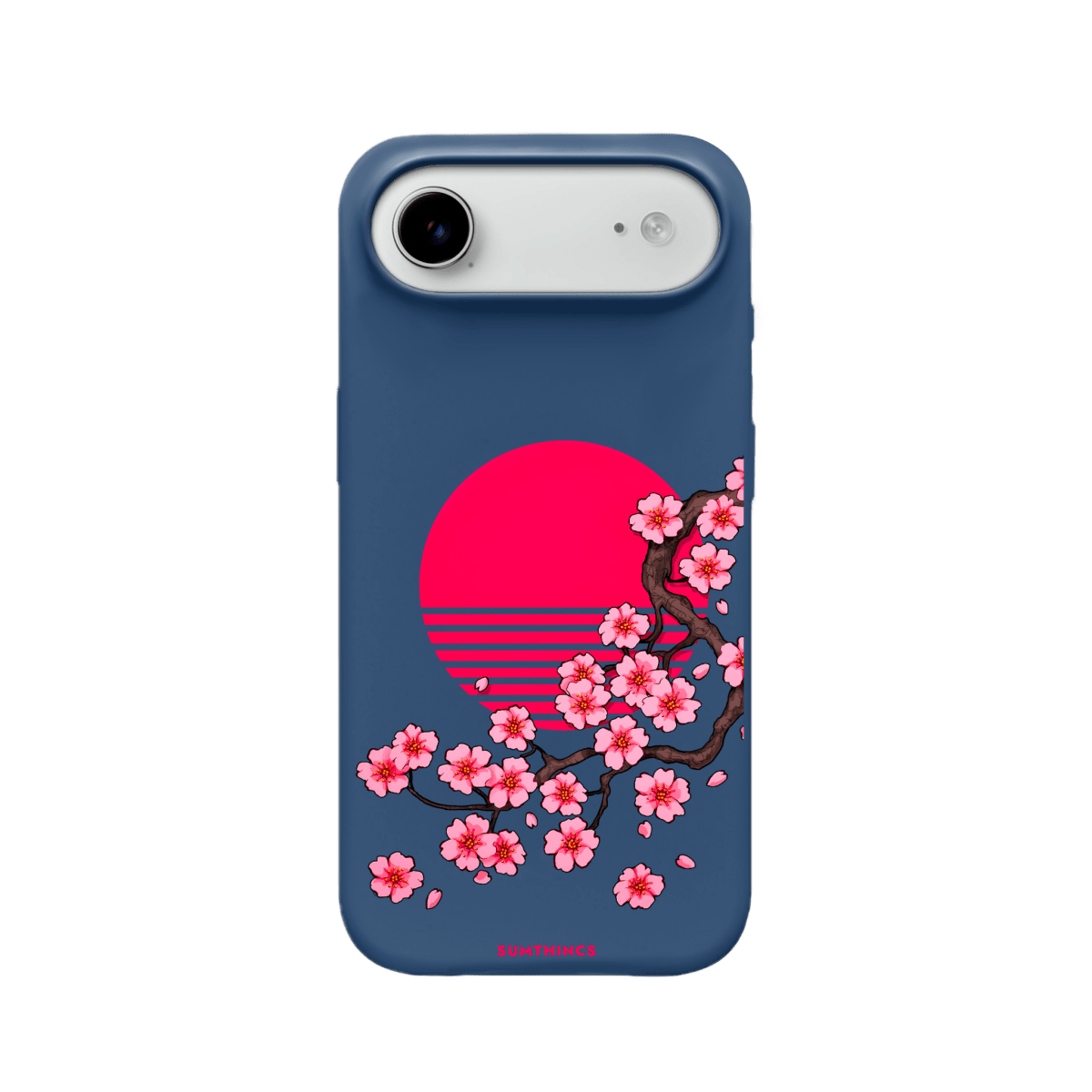 iPhone 17 Air Cherry Blossom Dawn Premium Telefon Kılıfı Pasifik Mavi - SUMTHINCS