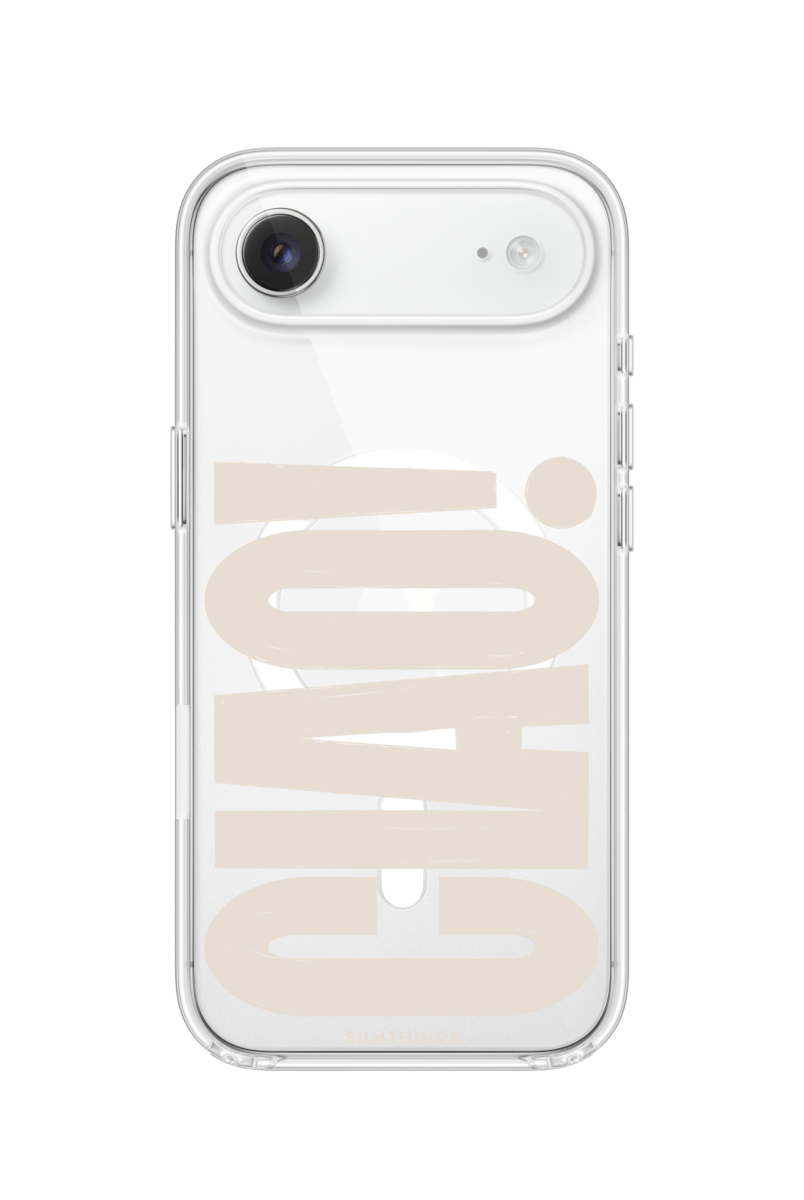 iPhone 17 Air Ciao Clear Magsafe Şeffaf Telefon Kılıfı - SUMTHINCS