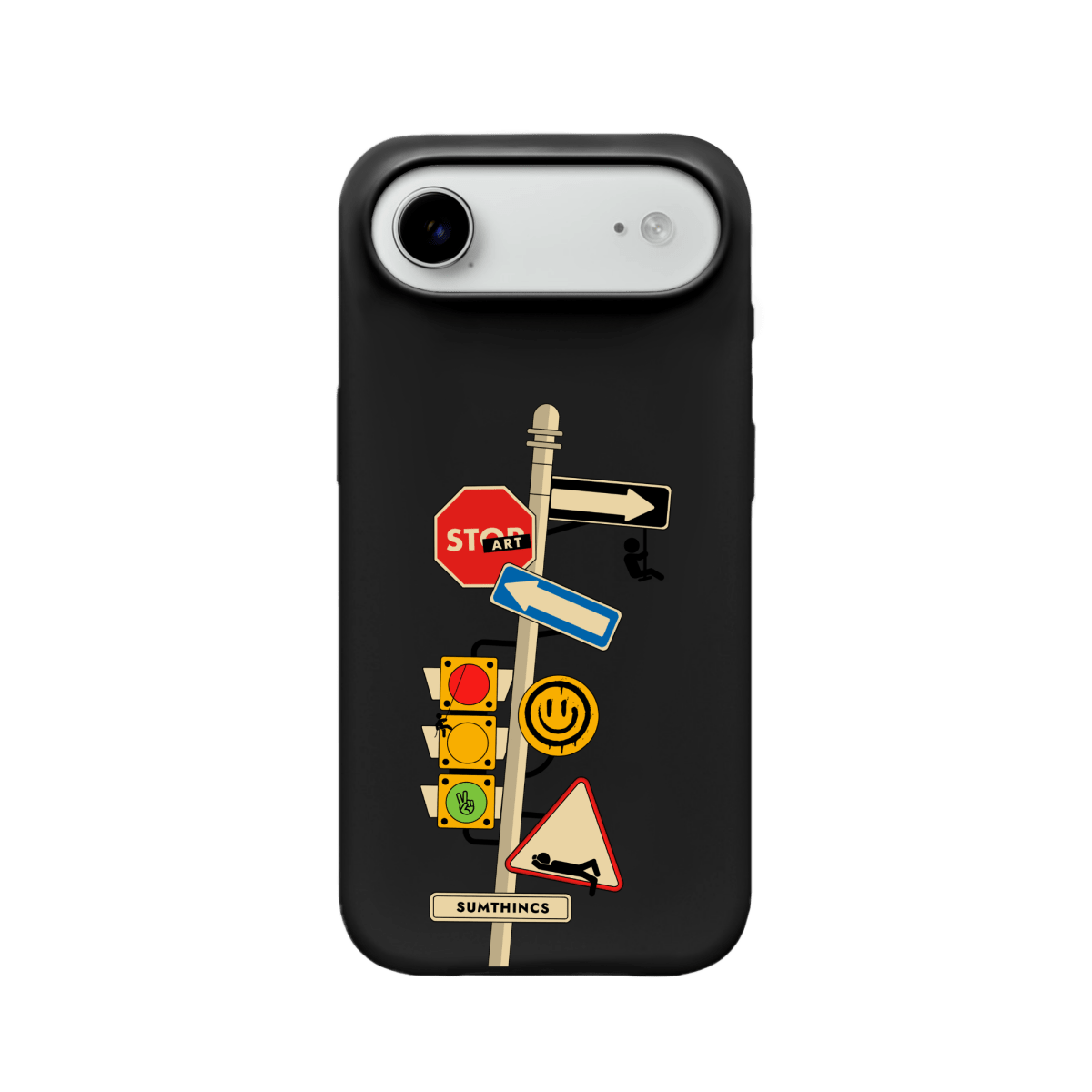 iPhone 17 Air Crossroad Premium Telefon Kılıfı Siyah - SUMTHINCS