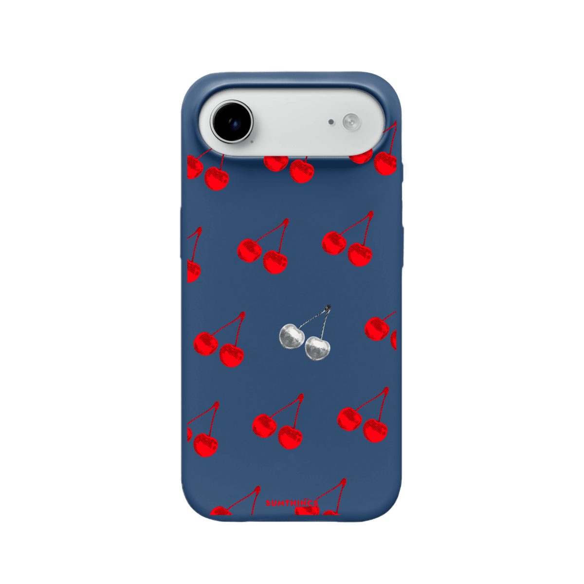 iPhone 17 Air Disco Cherry Premium Telefon Kılıfı Pasifik Mavi - SUMTHINCS