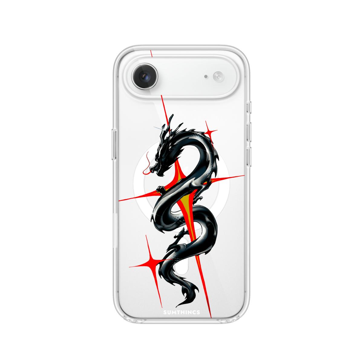 iPhone 17 Air Dragonflare Clear Magsafe Telefon Kılıfı - SUMTHINCS