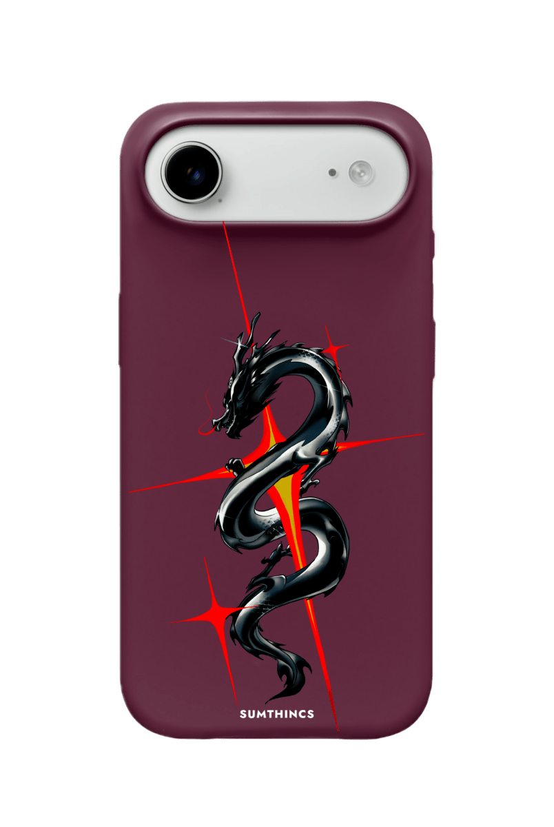 iPhone 17 Air Dragonflare Premium Telefon Kılıfı Bordo - SUMTHINCS