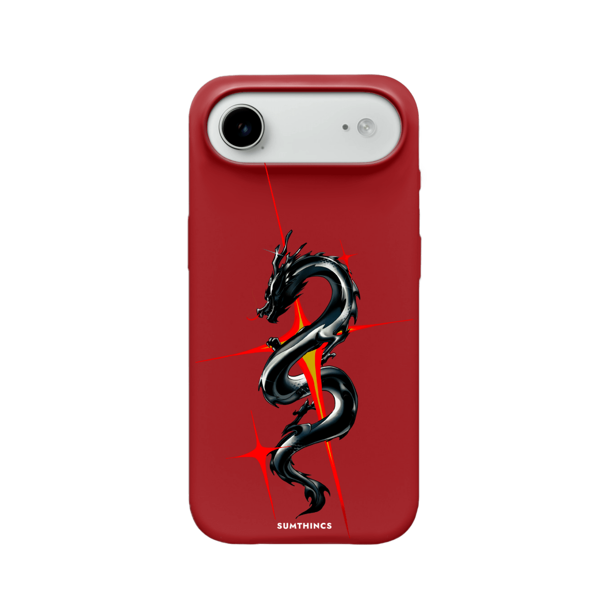 iPhone 17 Air Dragonflare Premium Telefon Kılıfı Kırmızı - SUMTHINCS