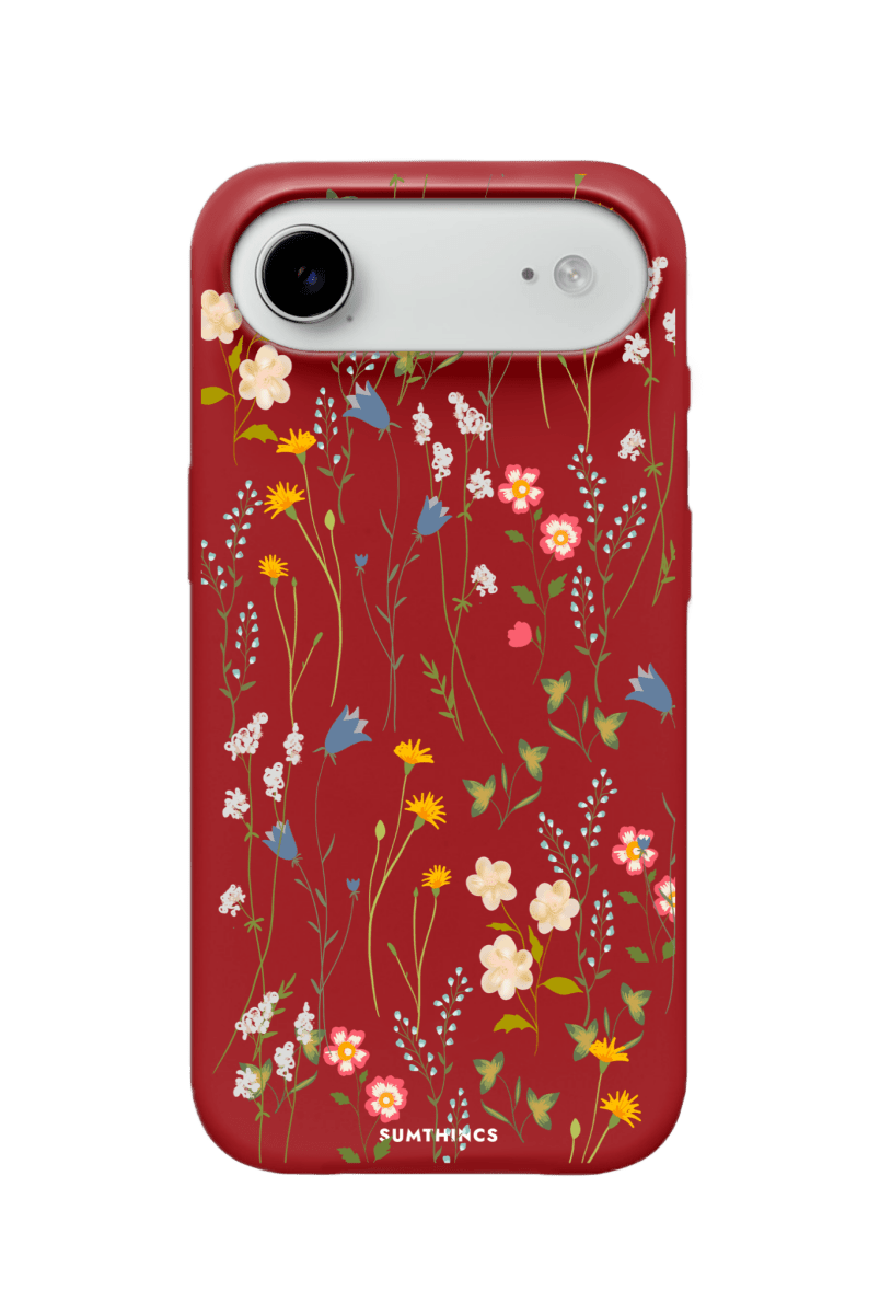 iPhone 17 Air Eternal Garden Premium Telefon Kılıfı Kırmızı - SUMTHINCS