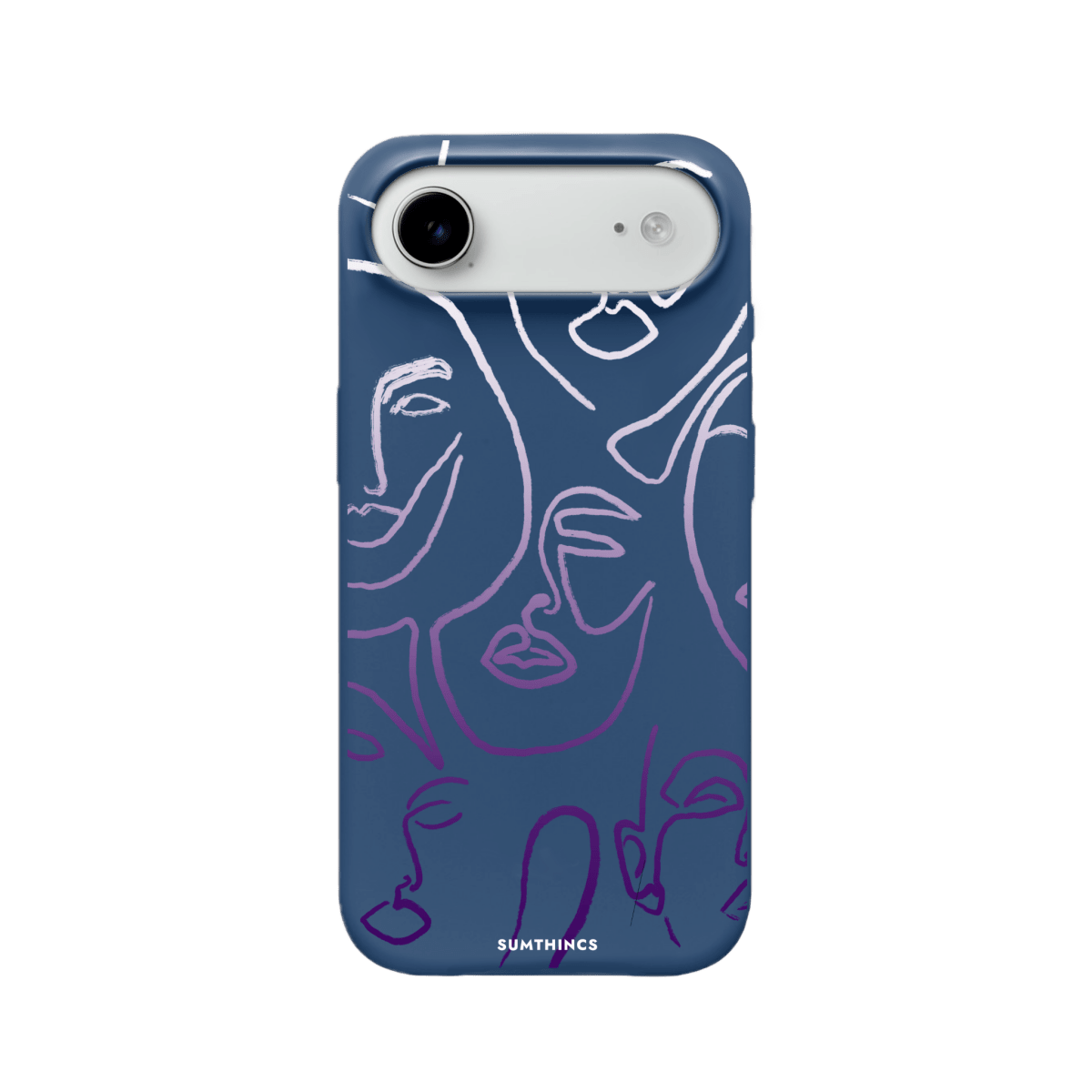 iPhone 17 Air Faces Premium Telefon Kılıfı Pasifik Mavi - SUMTHINCS