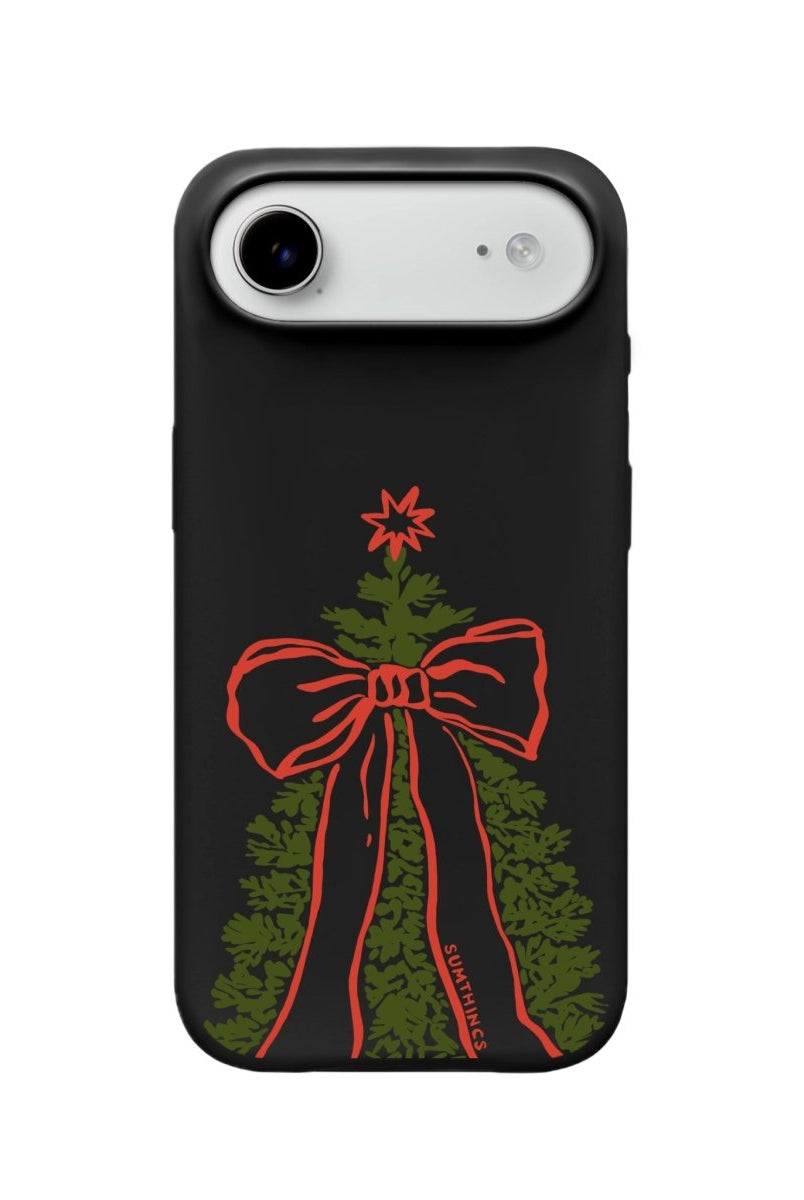iPhone 17 Air Festive Ribbon Premium Telefon Kılıfı Siyah - SUMTHINCS