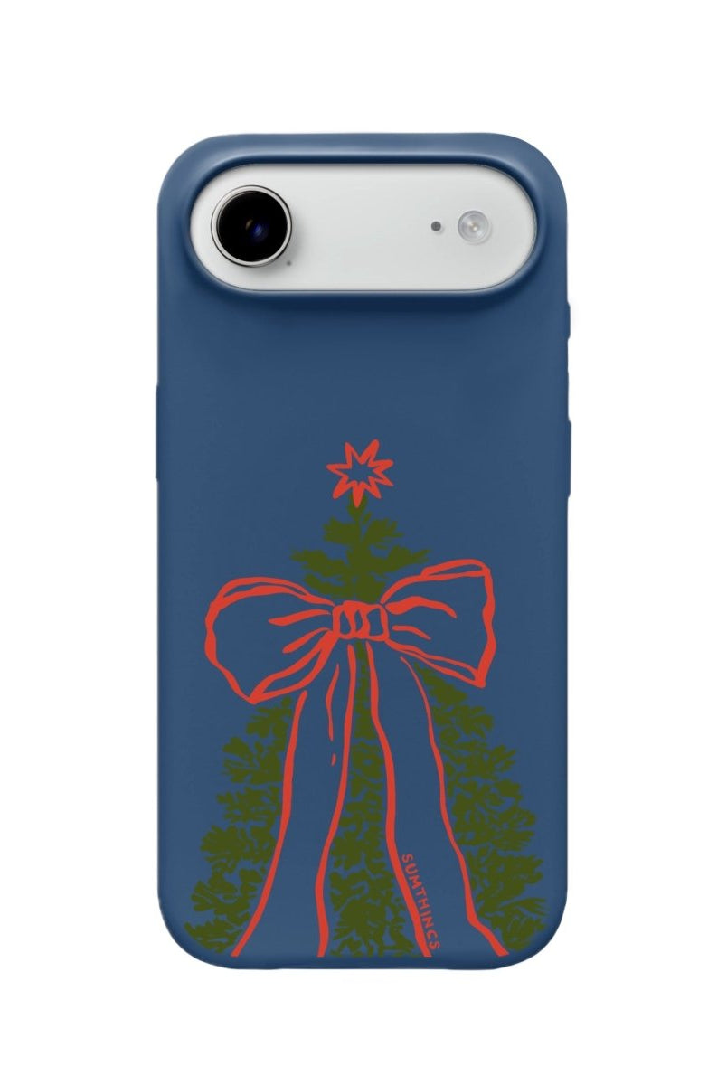 iPhone 17 Air Festive Ribbon Premium Telefon Kılıfı Pasifik Mavi - SUMTHINCS
