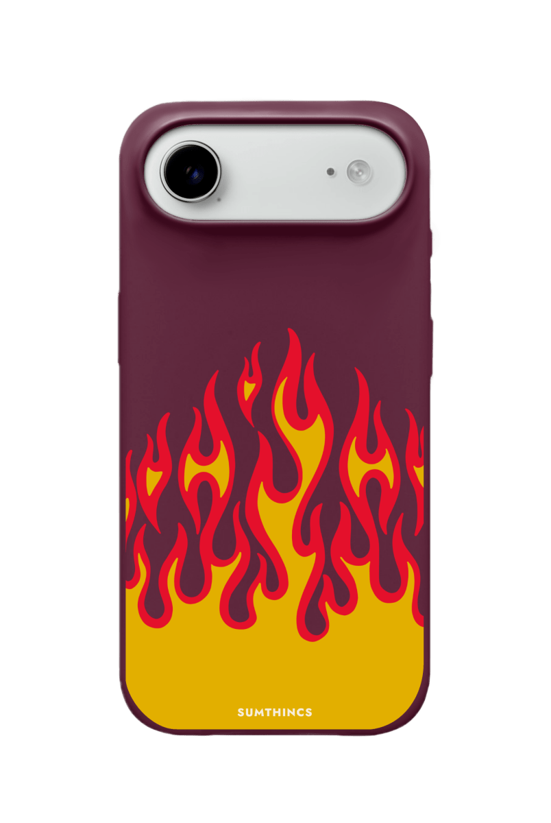iPhone 17 Air Flamme Premium Telefon Kılıfı Bordo - SUMTHINCS