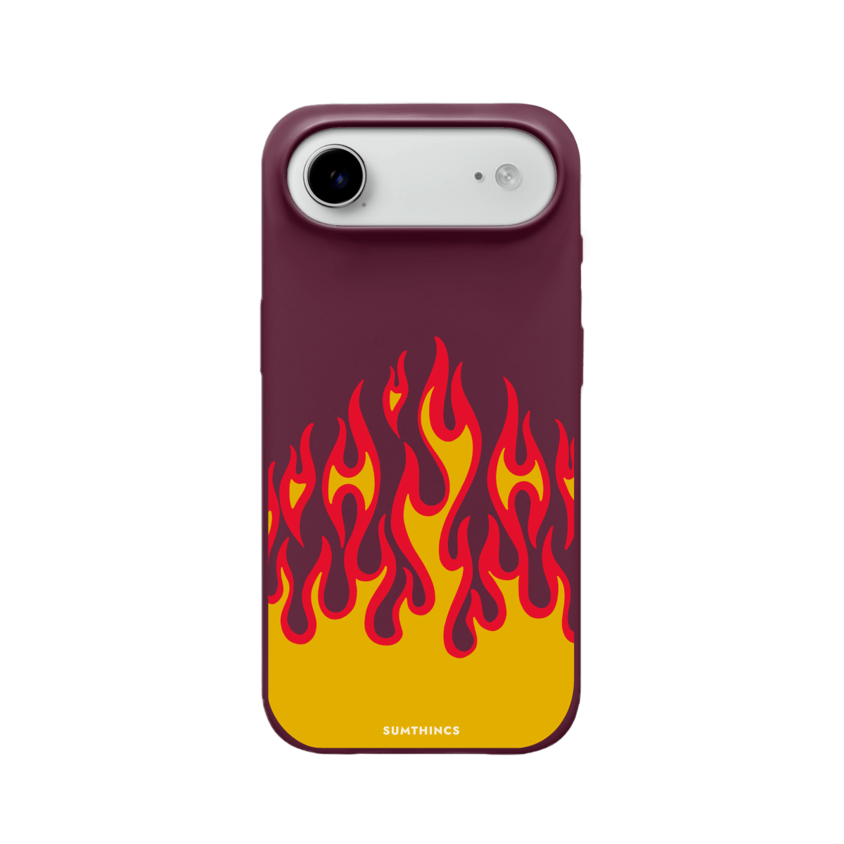 iPhone 17 Air Flamme Premium Telefon Kılıfı Bordo - SUMTHINCS