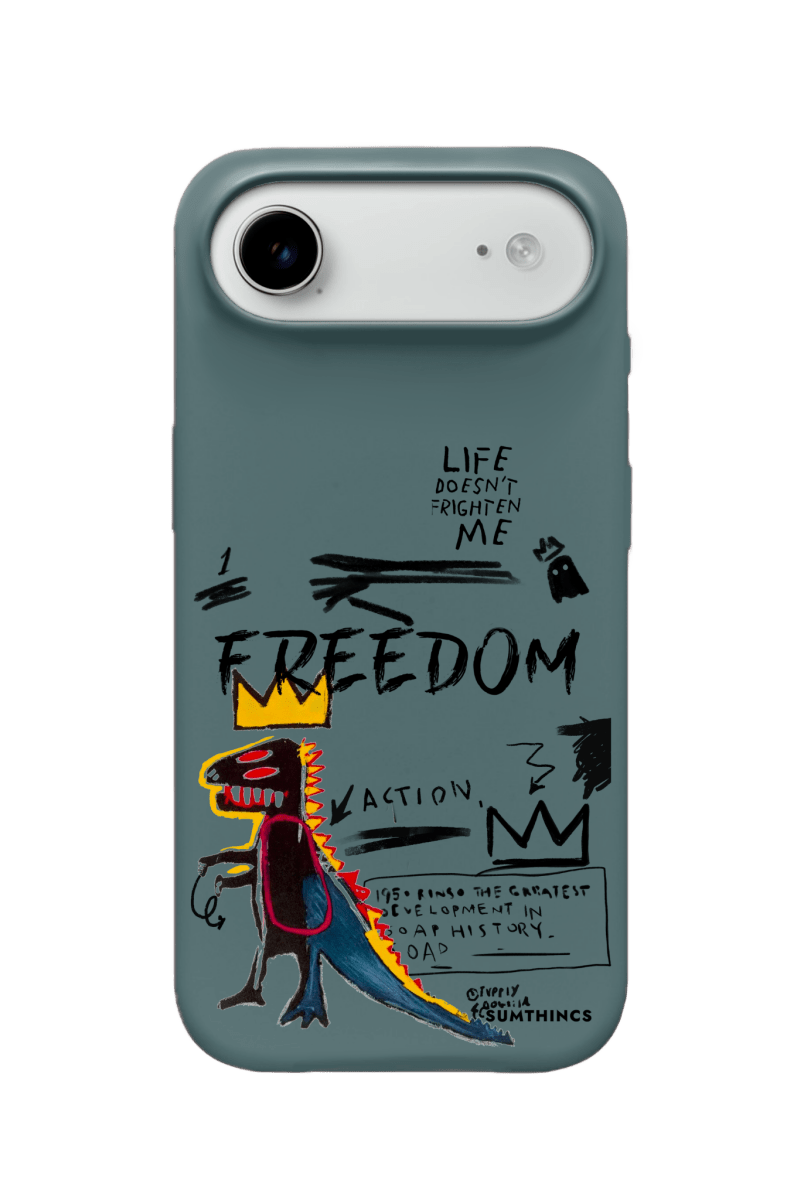 iPhone 17 Air Freedom Premium Telefon Kılıfı Pasifik Mavi - SUMTHINCS