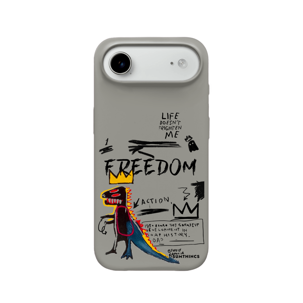 iPhone 17 Air Freedom Premium Telefon Kılıfı Pasifik Mavi - SUMTHINCS
