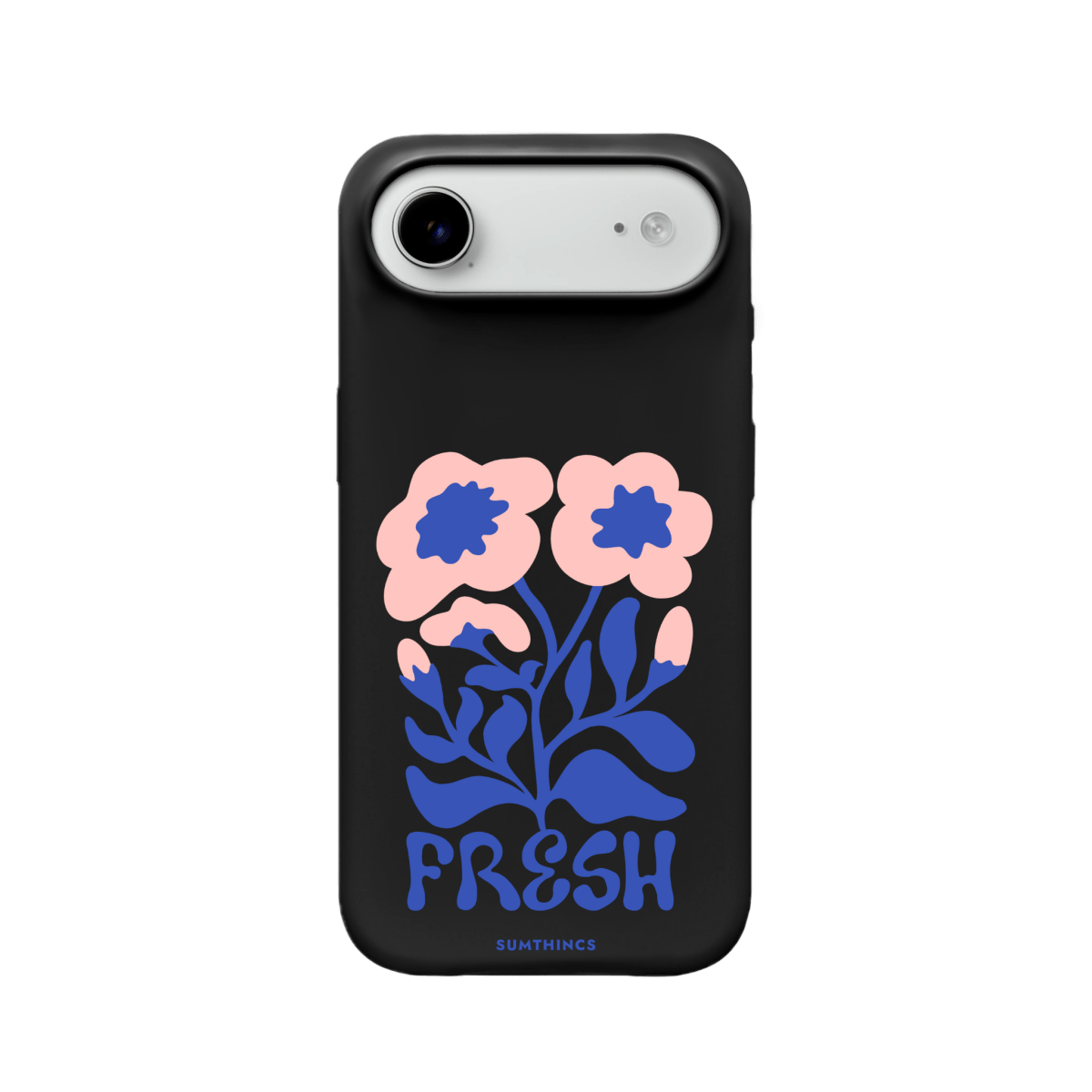iPhone 17 Air Fresh Flowers Premium Telefon Kılıfı Siyah - SUMTHINCS