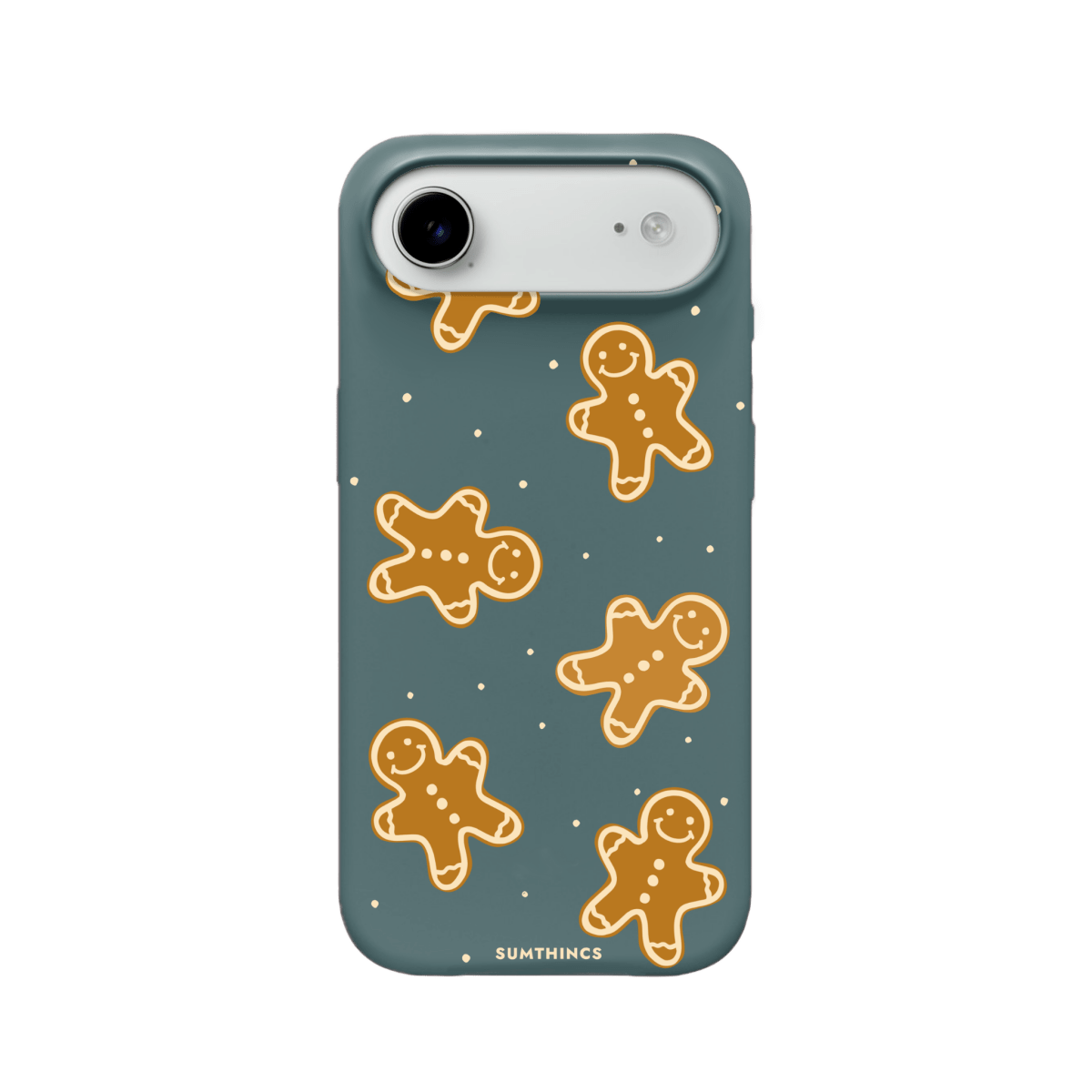 iPhone 17 Air Gingerbread Man Premium Telefon Kılıfı Kaktüs Yeşili - SUMTHINCS