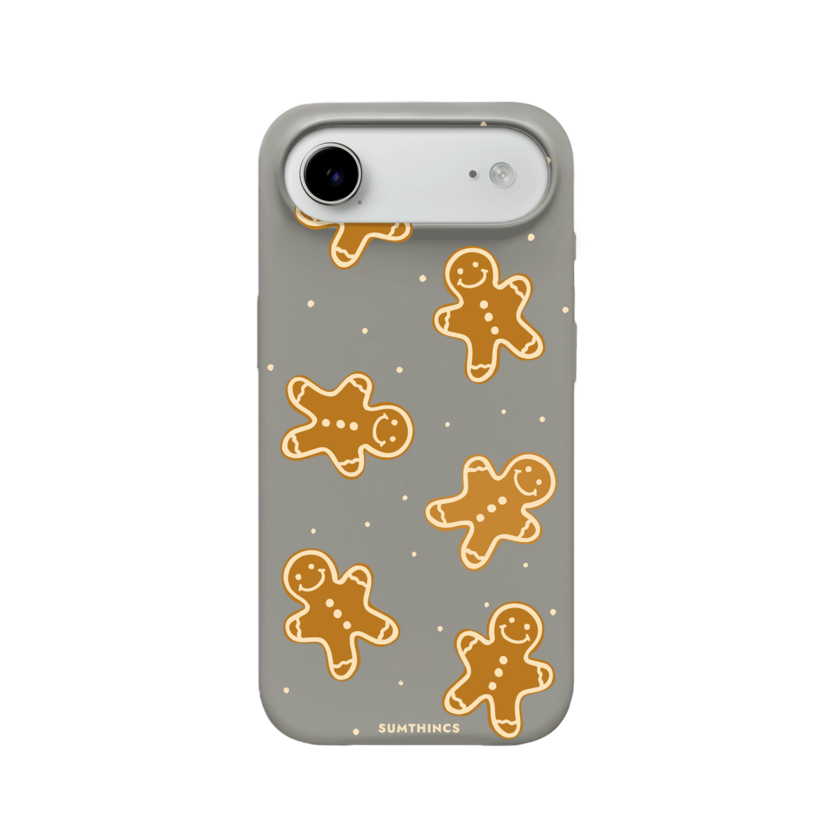 iPhone 17 Air Gingerbread Man Premium Telefon Kılıfı Gri - SUMTHINCS