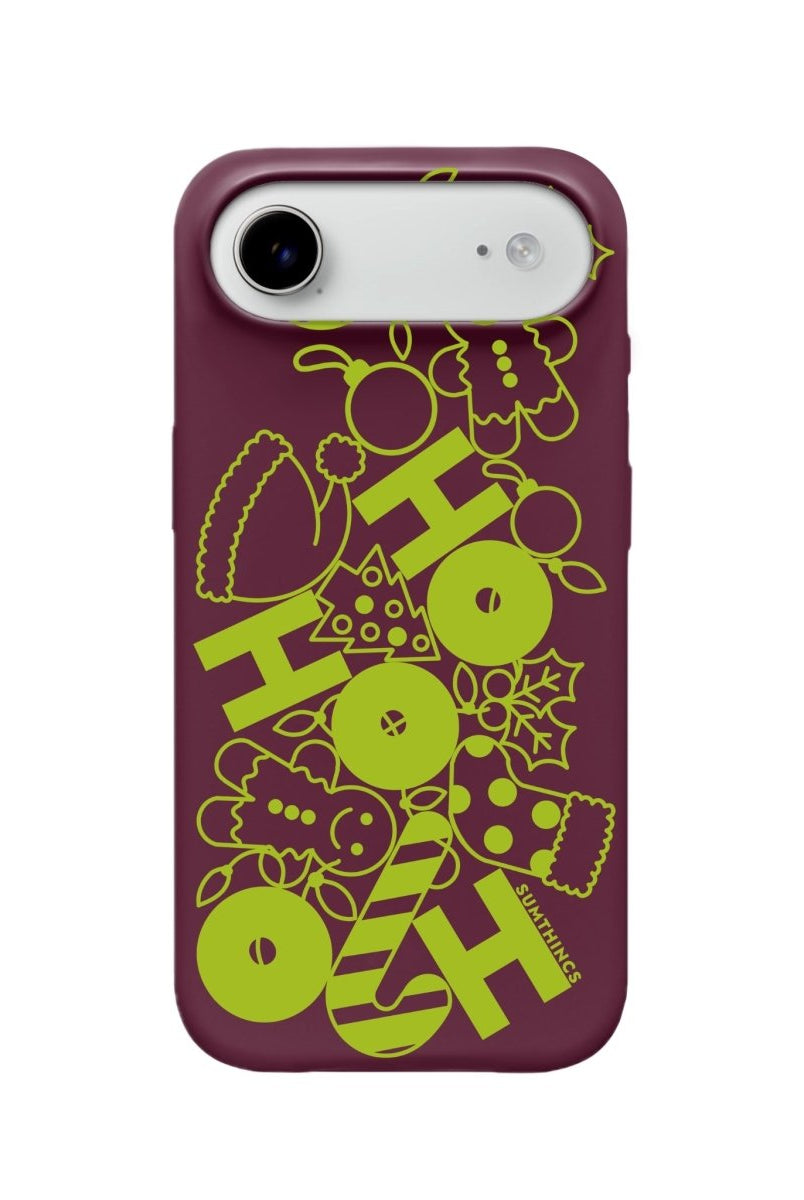 iPhone 17 Air HoHoHo Premium Telefon Kılıfı Bordo - SUMTHINCS