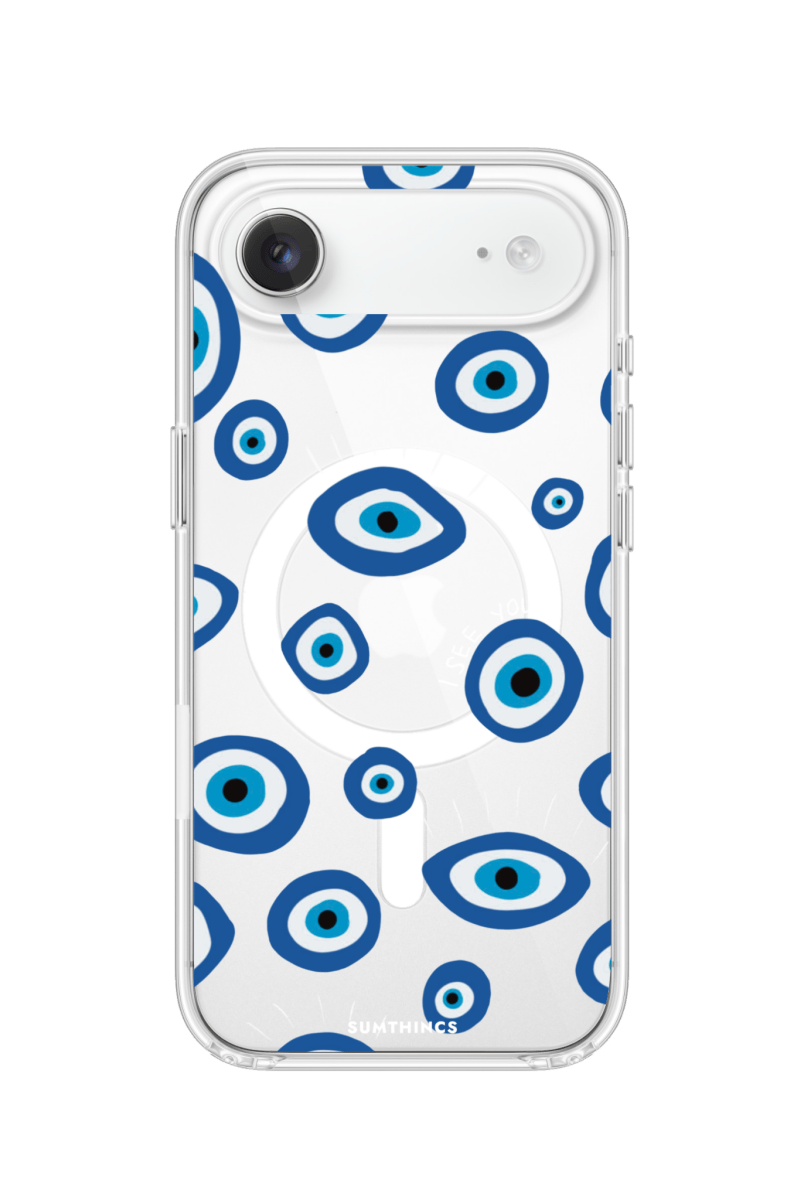 iPhone 17 Air I See You Clear Magsafe Şeffaf Telefon Kılıfı - SUMTHINCS