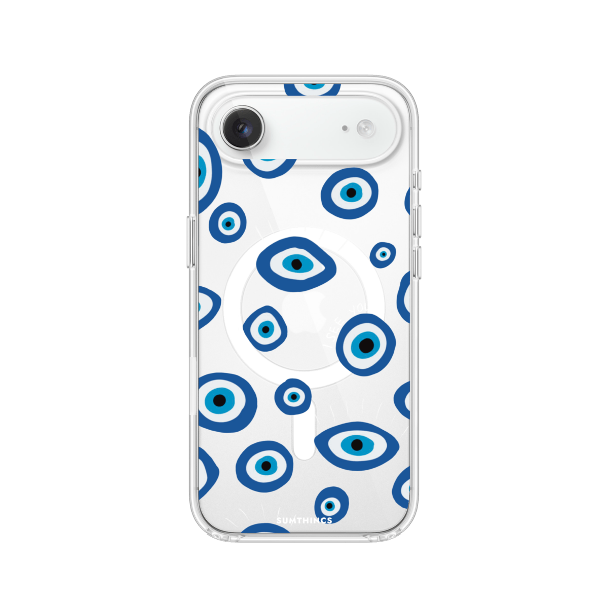 iPhone 17 Air I See You Clear Magsafe Şeffaf Telefon Kılıfı - SUMTHINCS