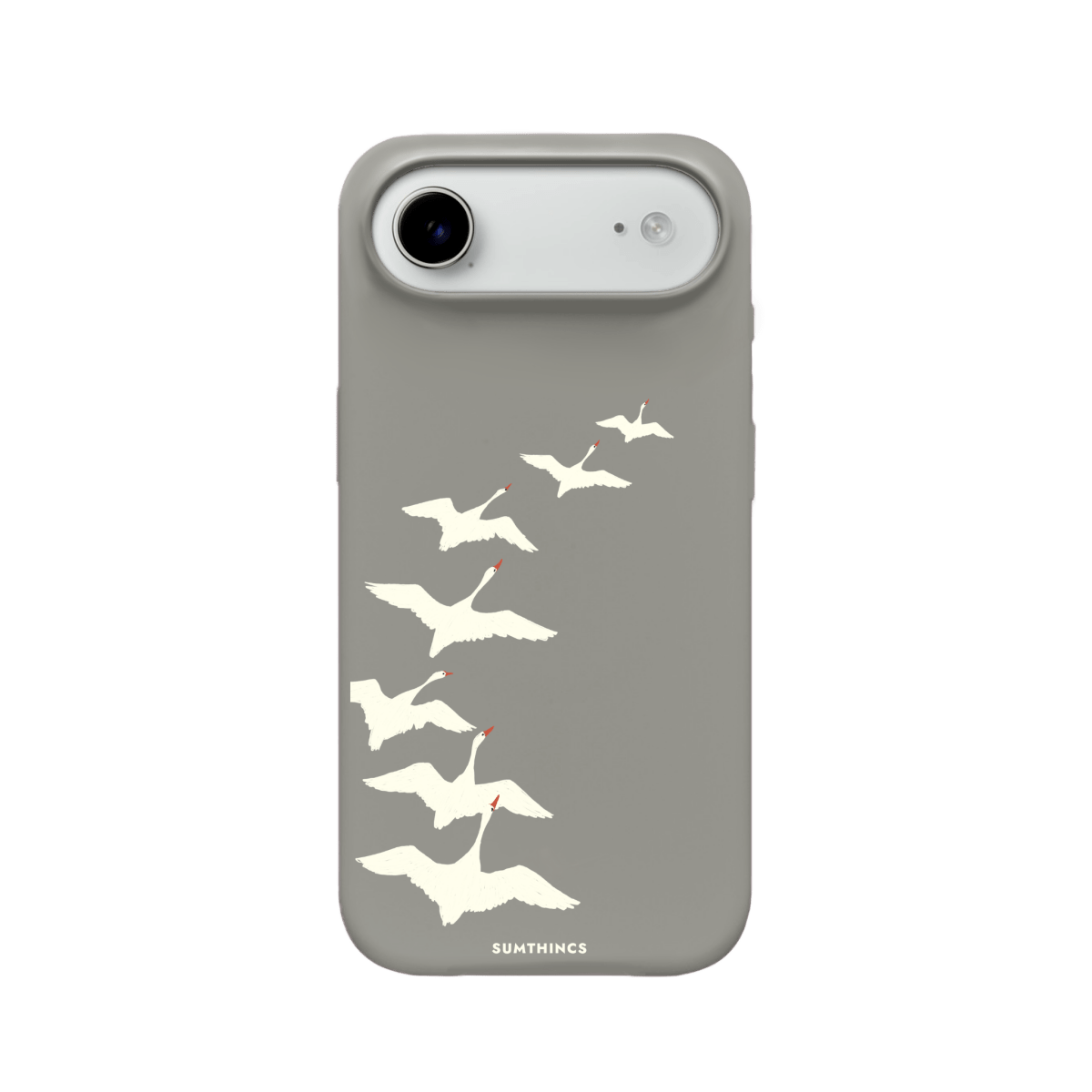 iPhone 17 Air Journey Premium Telefon Kılıfı Gri - SUMTHINCS