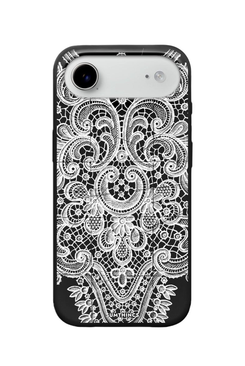 iPhone 17 Air Lacework Premium Telefon Kılıfı Siyah - SUMTHINCS