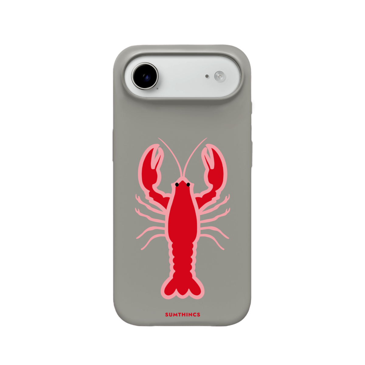 iPhone 17 Air Lobster Premium Telefon Kılıfı Gri - SUMTHINCS
