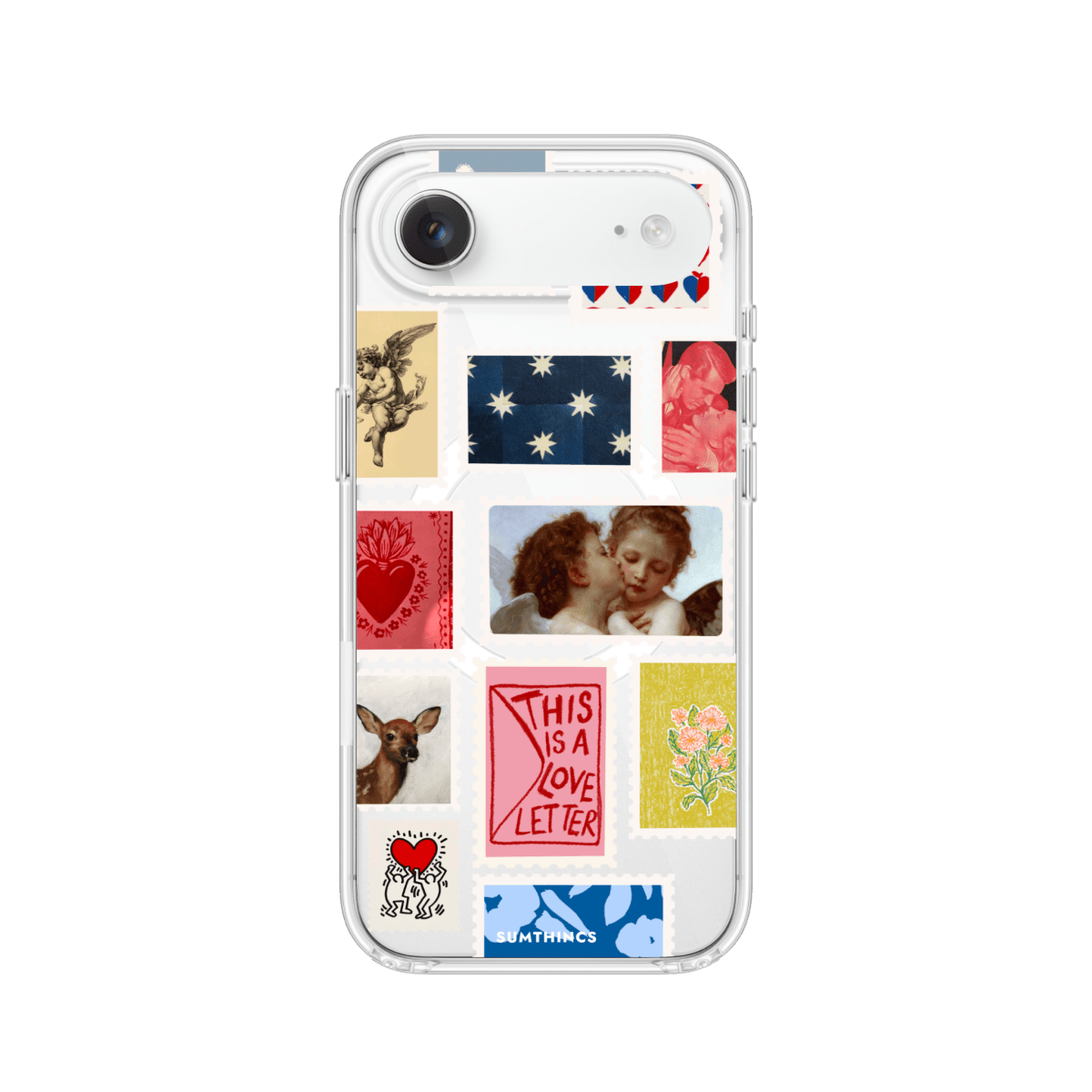 iPhone 17 Air Love Letter Clear Magsafe Telefon Kılıfı - SUMTHINCS