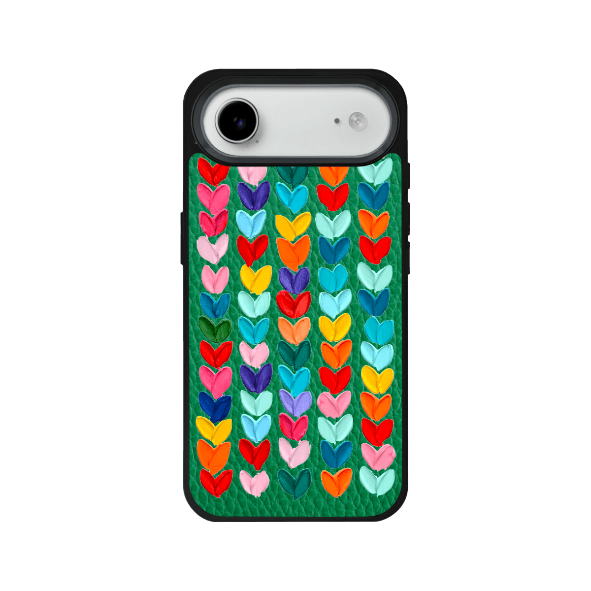 iPhone 17 Air Lovestorm Leather Vegan Deri Telefon Kılıfı Yeşil - SUMTHINCS